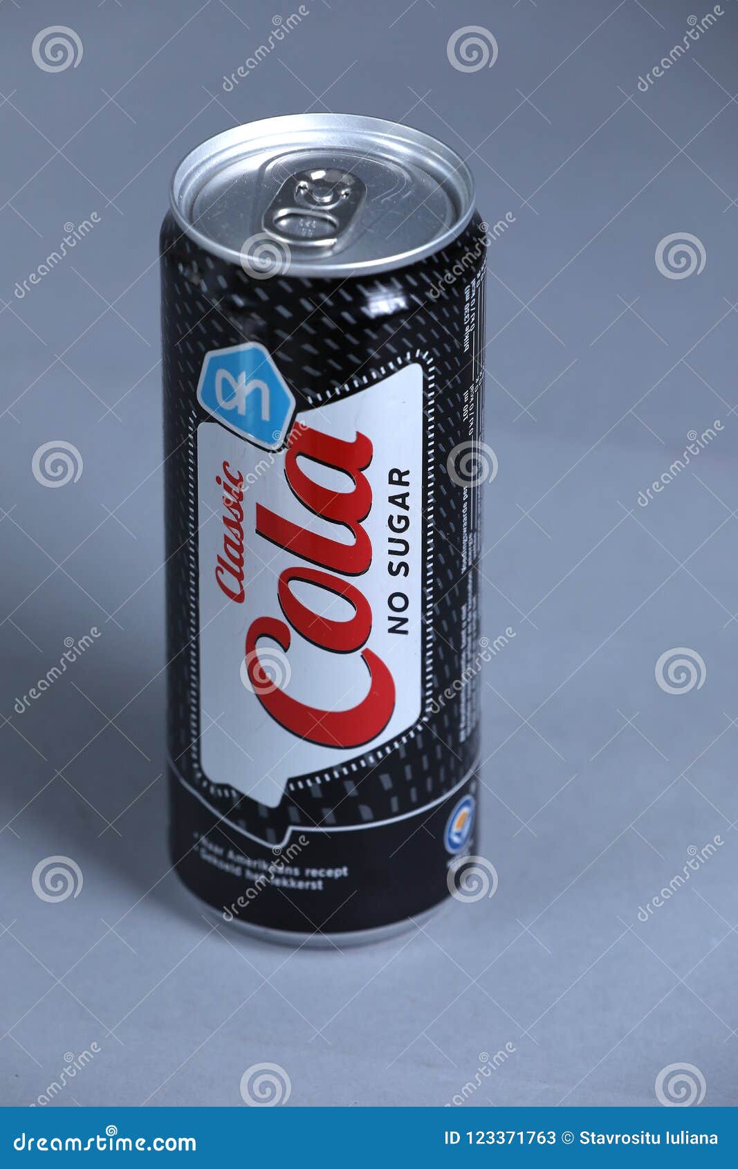 Classic Cola, No Sugar Private Brand of Albert Heijn, Dutch Supermarket ...