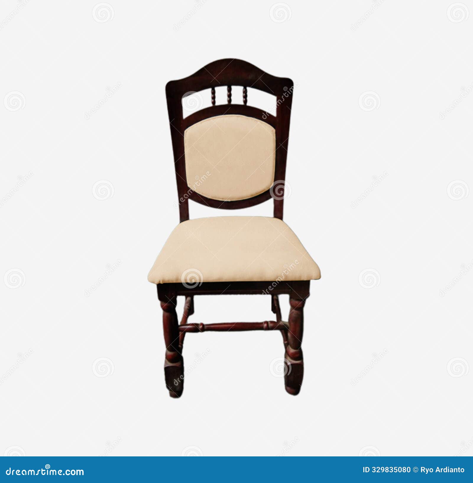 classic teak wood dining chair