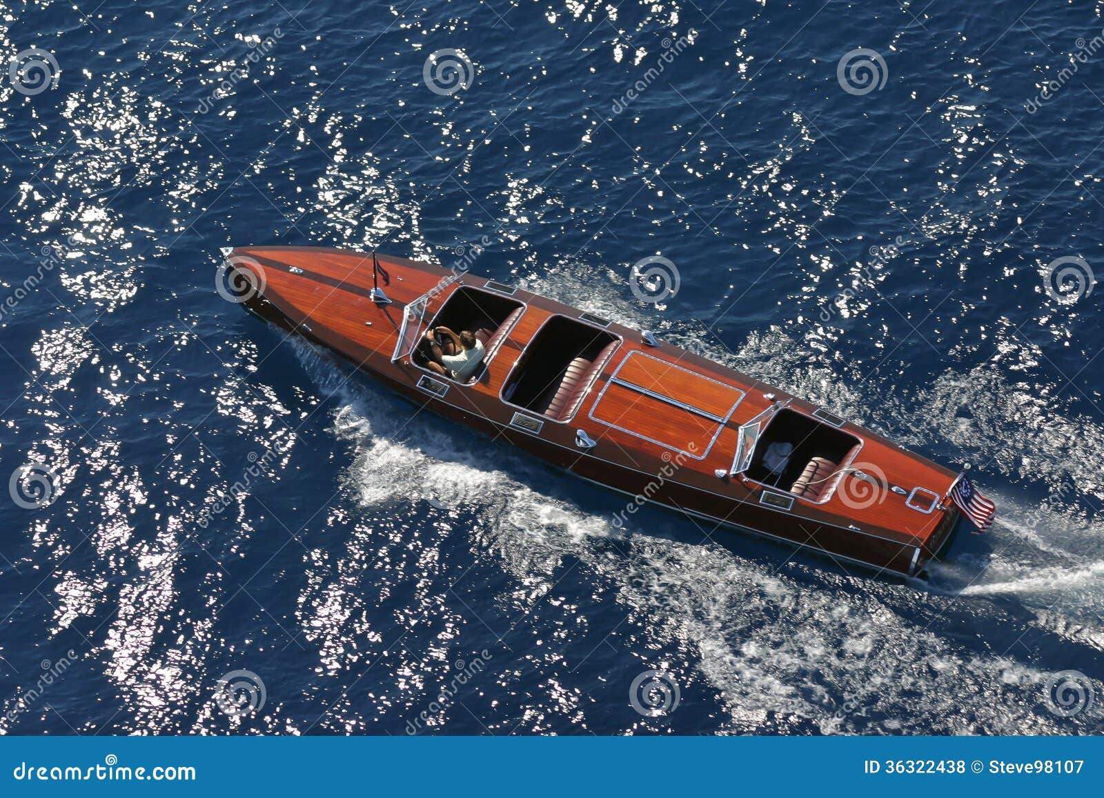 Classic Gar Wood Speedboat Editorial Stock Photo - Image 