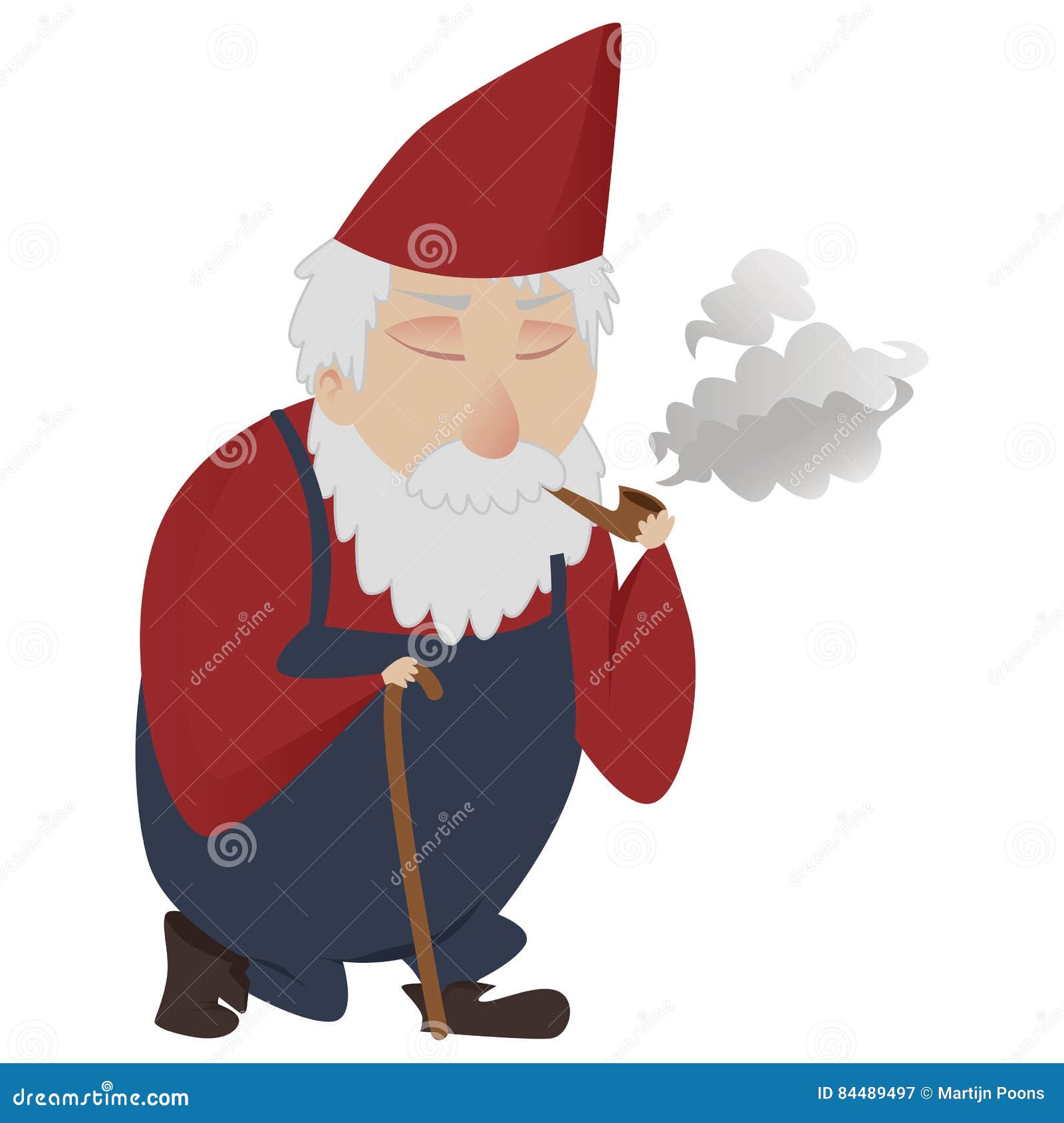 Classic garden gnome stock vector. Illustration of giving - 84489497