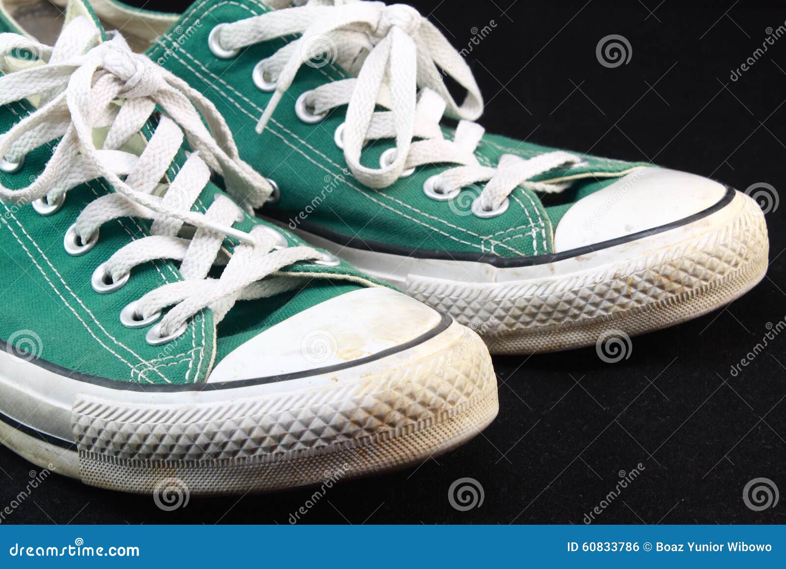Classic Green Sneaker stock photo. Image of green, plimsoll - 60833786