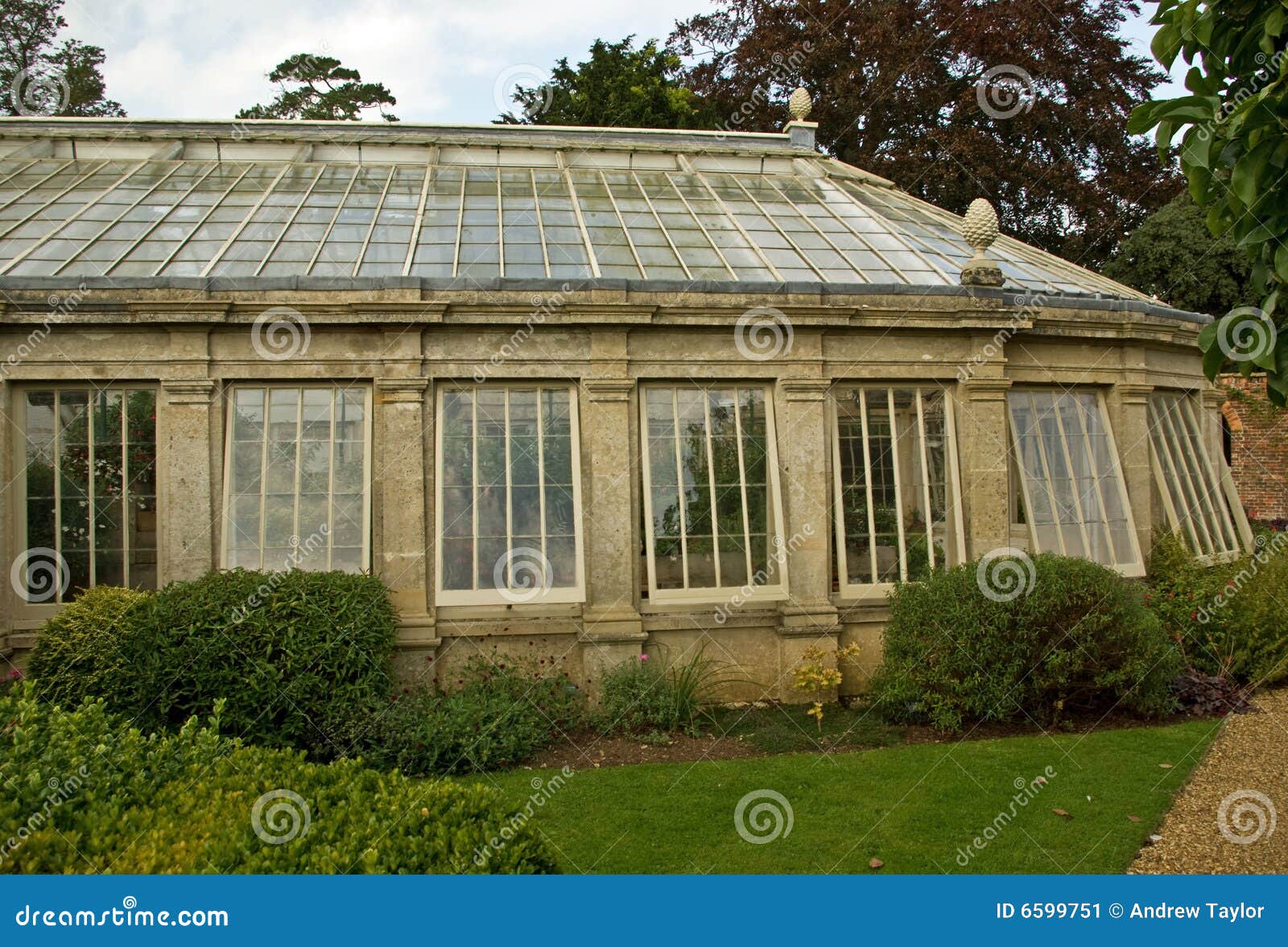 Classic greenhouse stock image. Image of outside, gardening 6599751