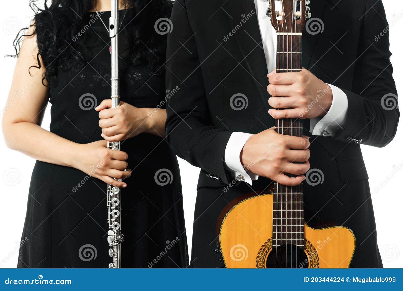 A Classic Guitar And Flute Duet Concept Stock Photo Image of sonata