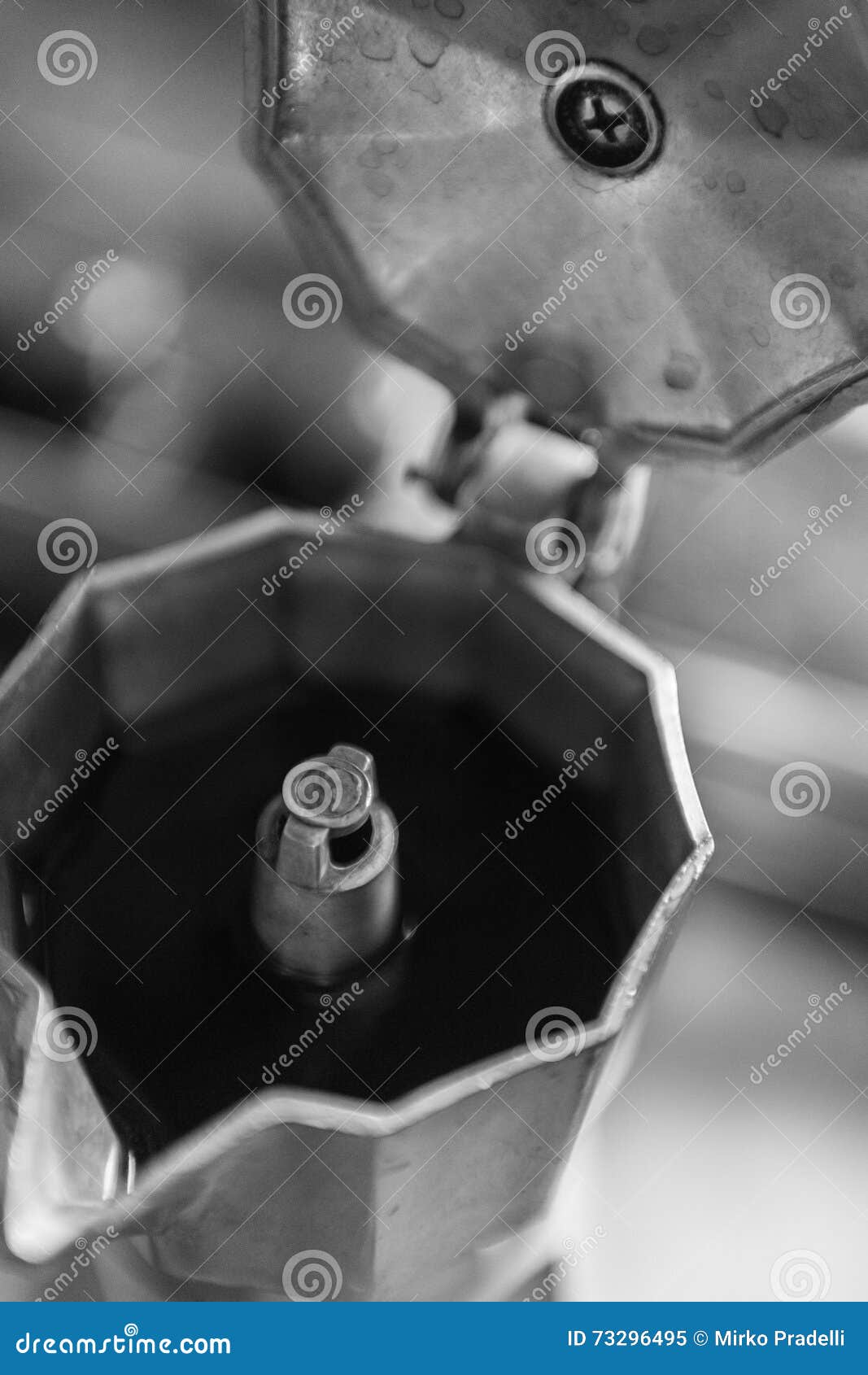 Classic italian coffeepot stock image. Image of product 73296495