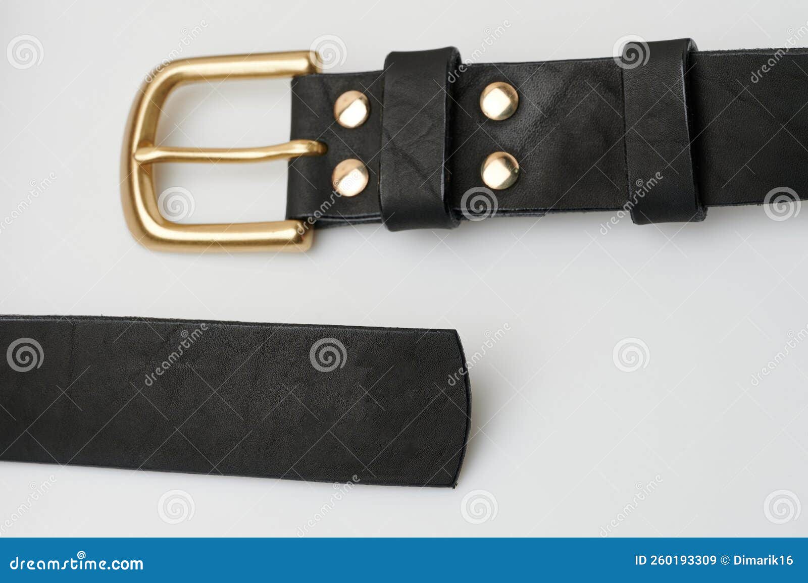 Classic leather belt stock image. Image of color, object 260193309