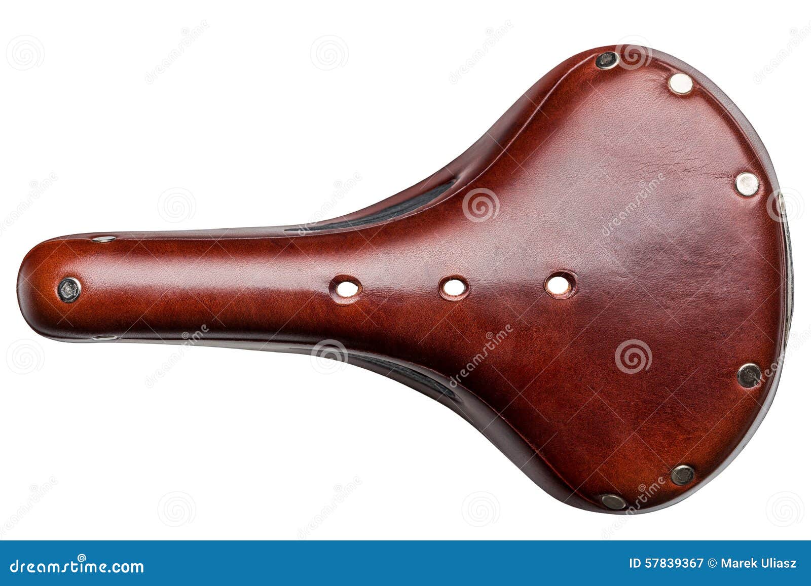 leather cycle saddle