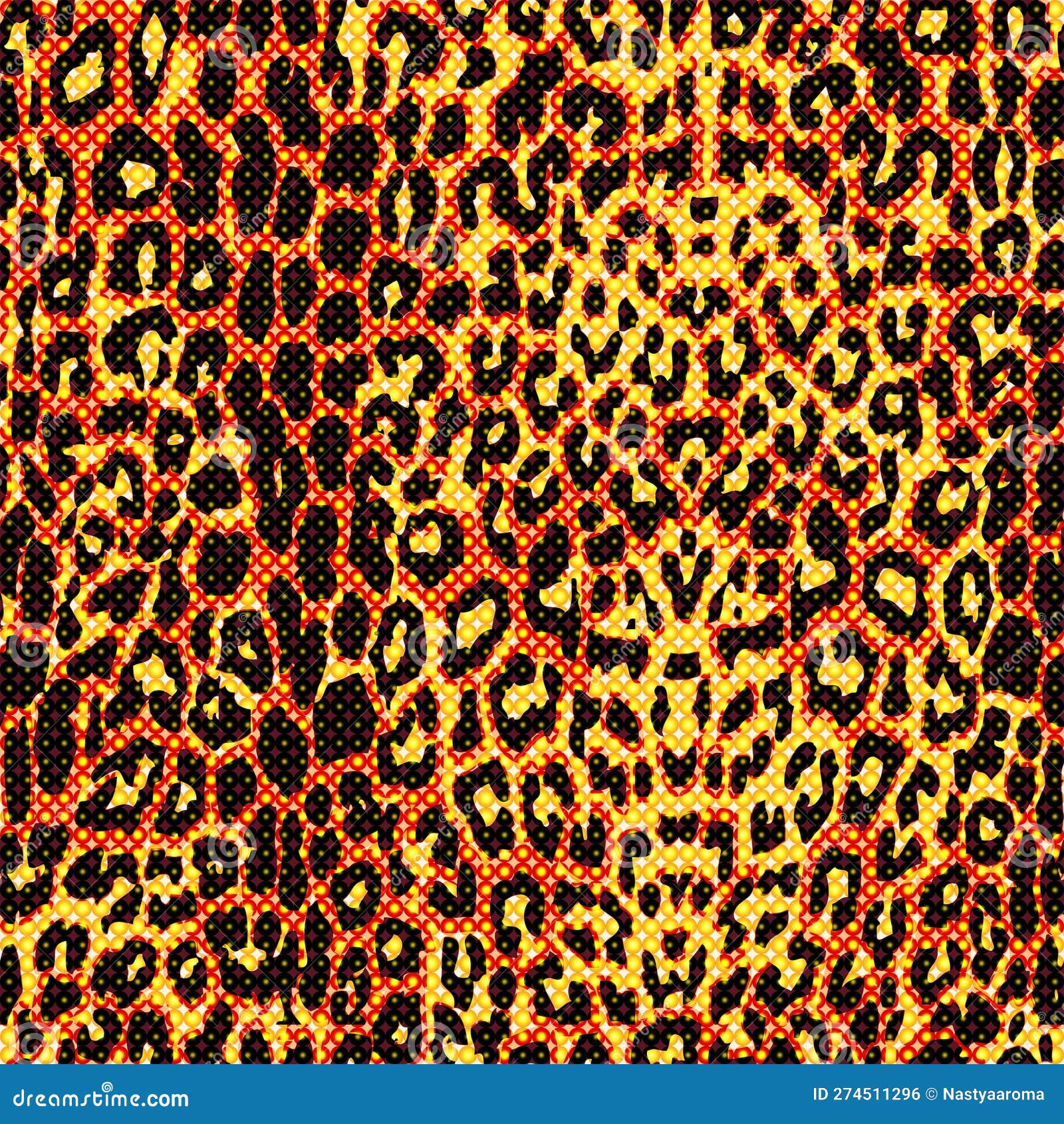 classic leopard seamless repeating pattern