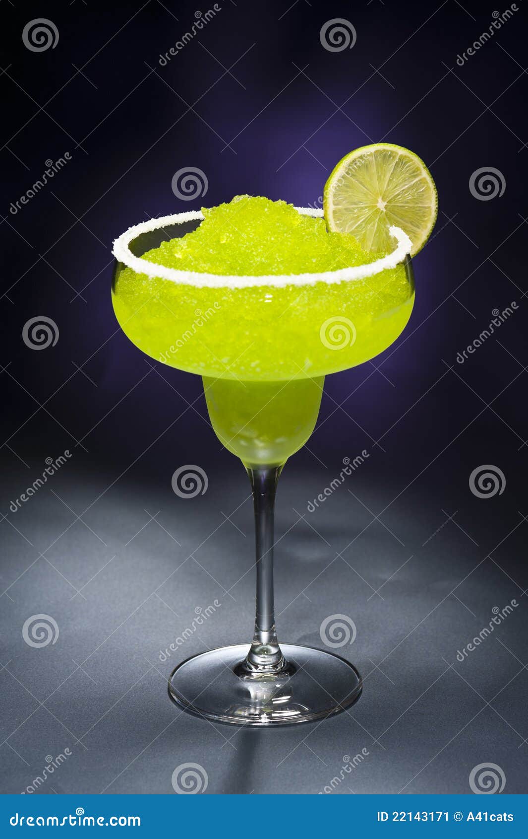 A Classic Margarita At A Rooftop Bar In Savannah, At Sunset