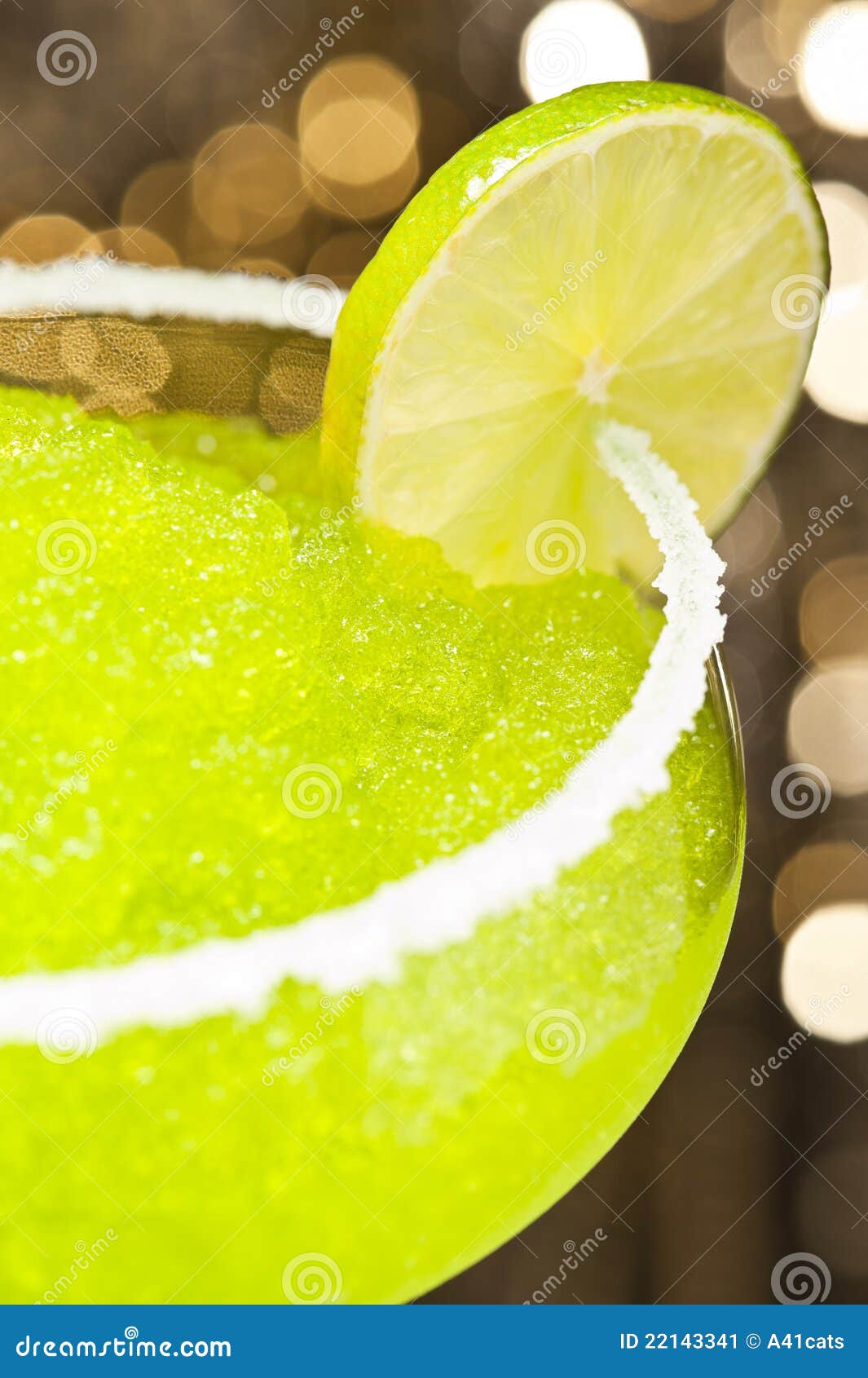 A Classic Margarita At A Rooftop Bar In Savannah, At Sunset