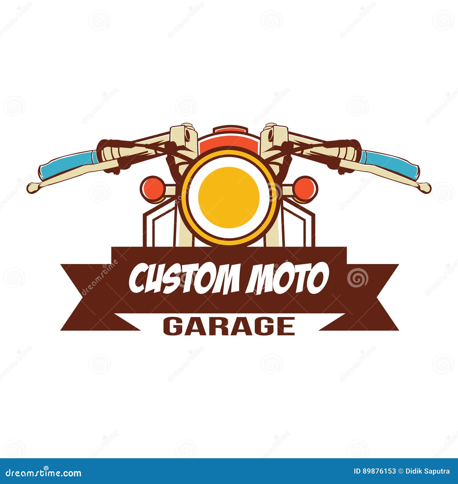 Classic Motorcycle logo stock vector. Illustration of bike 89876153