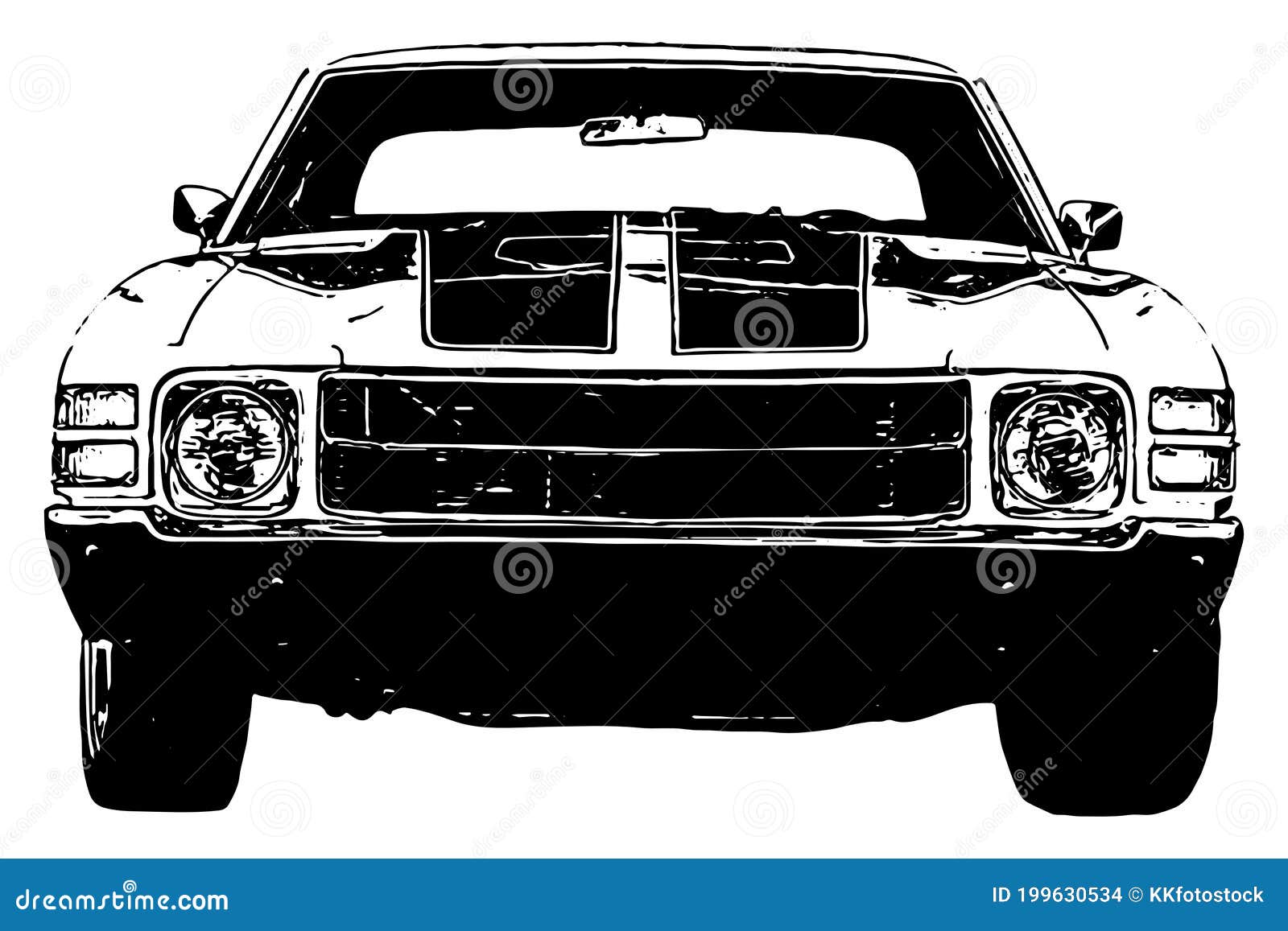 Classic Car Black White Stock Illustrations – 9,246 Classic Car ...