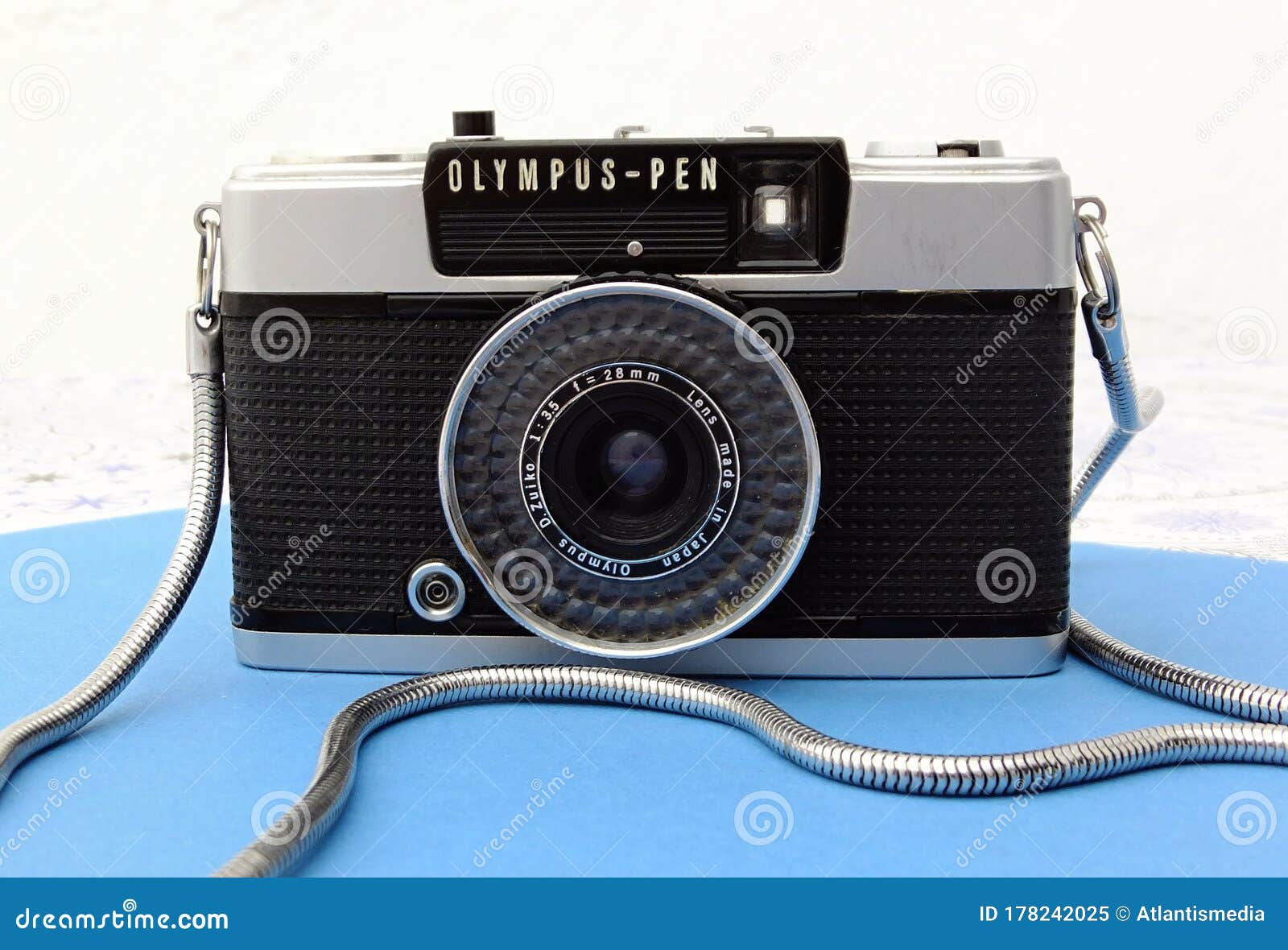 Classic Olympus Pen Vintage Camera Editorial Image Image of quality