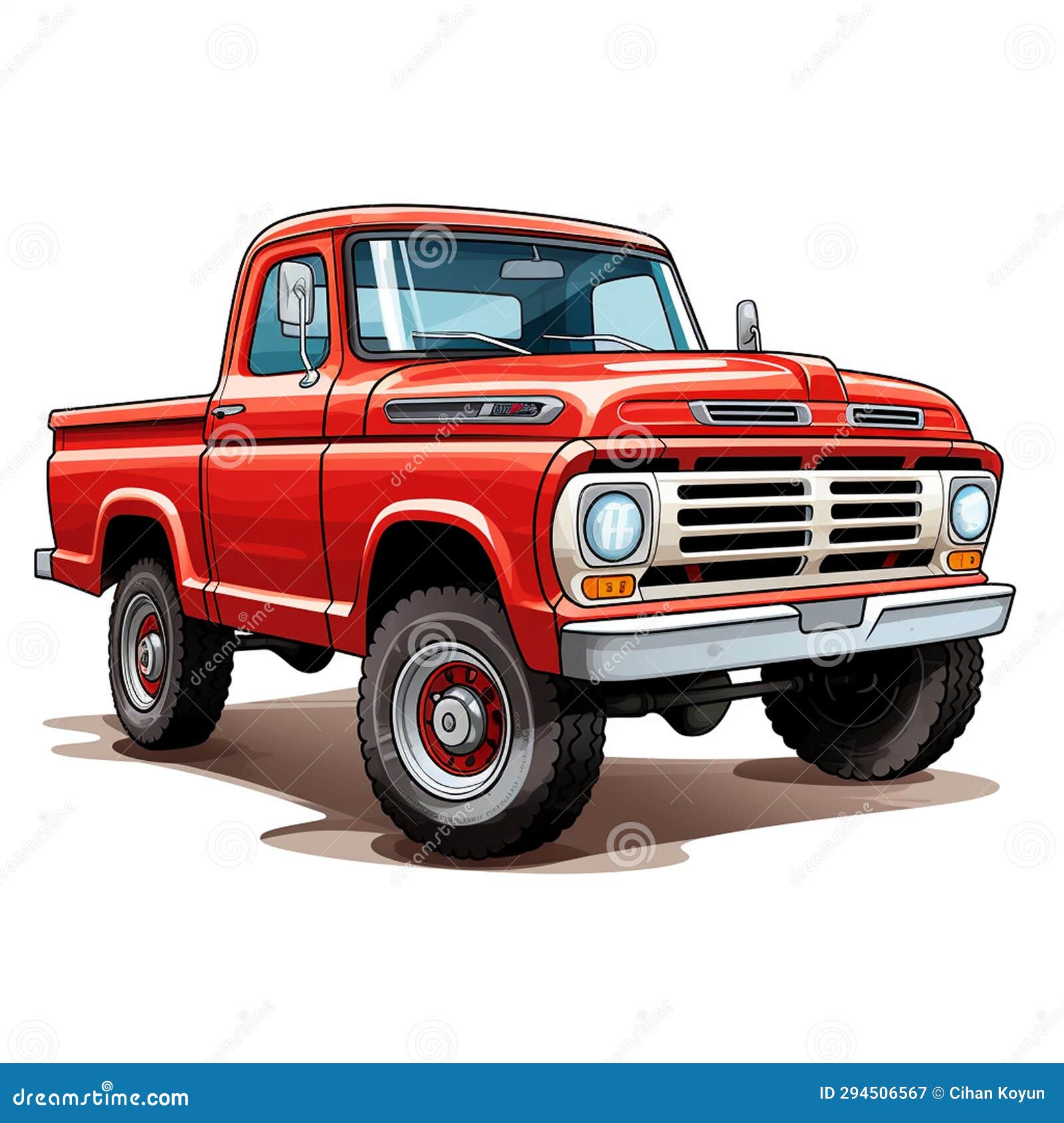 Classic Pickup Truck Timeless Elegance Stock Illustration Illustration of classic, large