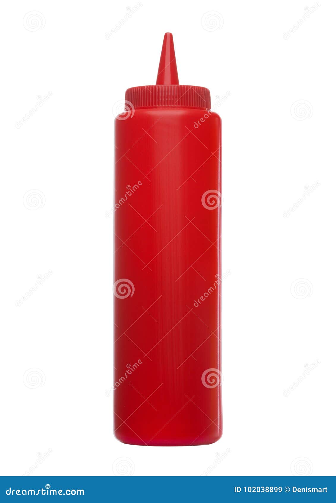 Classic Plastic Container with Ketchup on White Stock Image Image of junk, chili 102038899