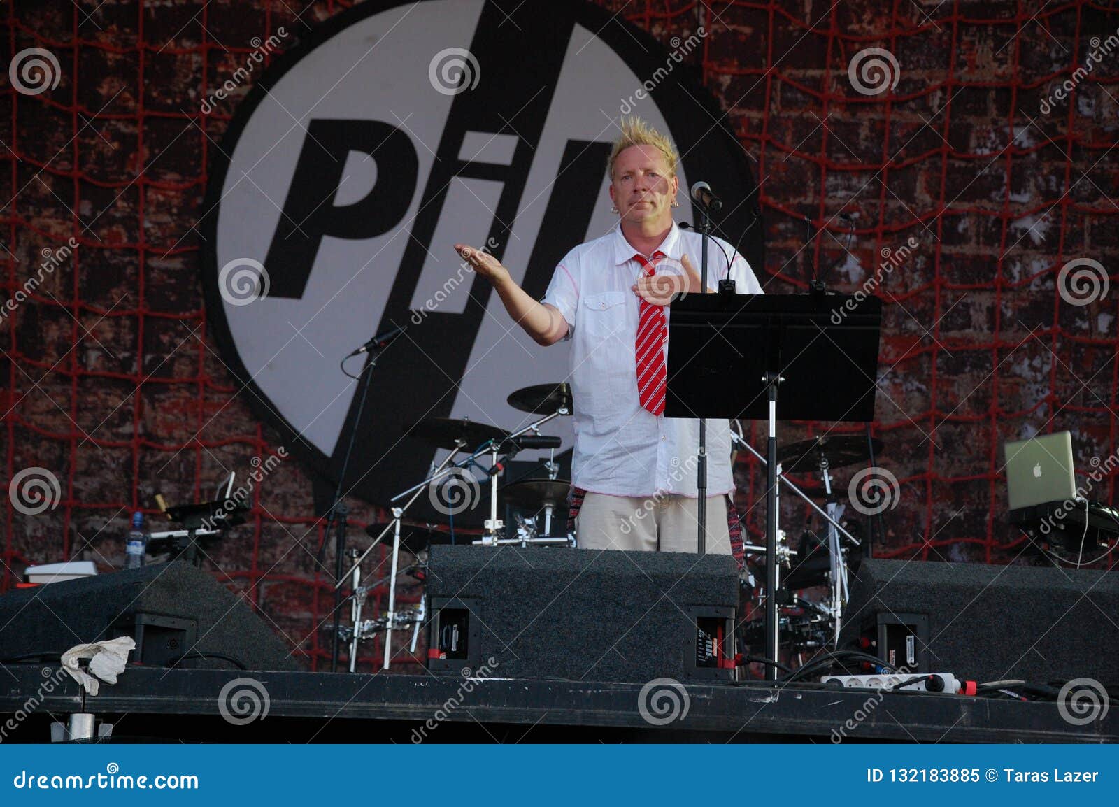 Trencin Slovakia July 9 11 Johnny Rotten Performing Live With Public Image Limited Pil Ex Sex Pistols At Pohoda Festival Editorial Image Image Of Anarchy People