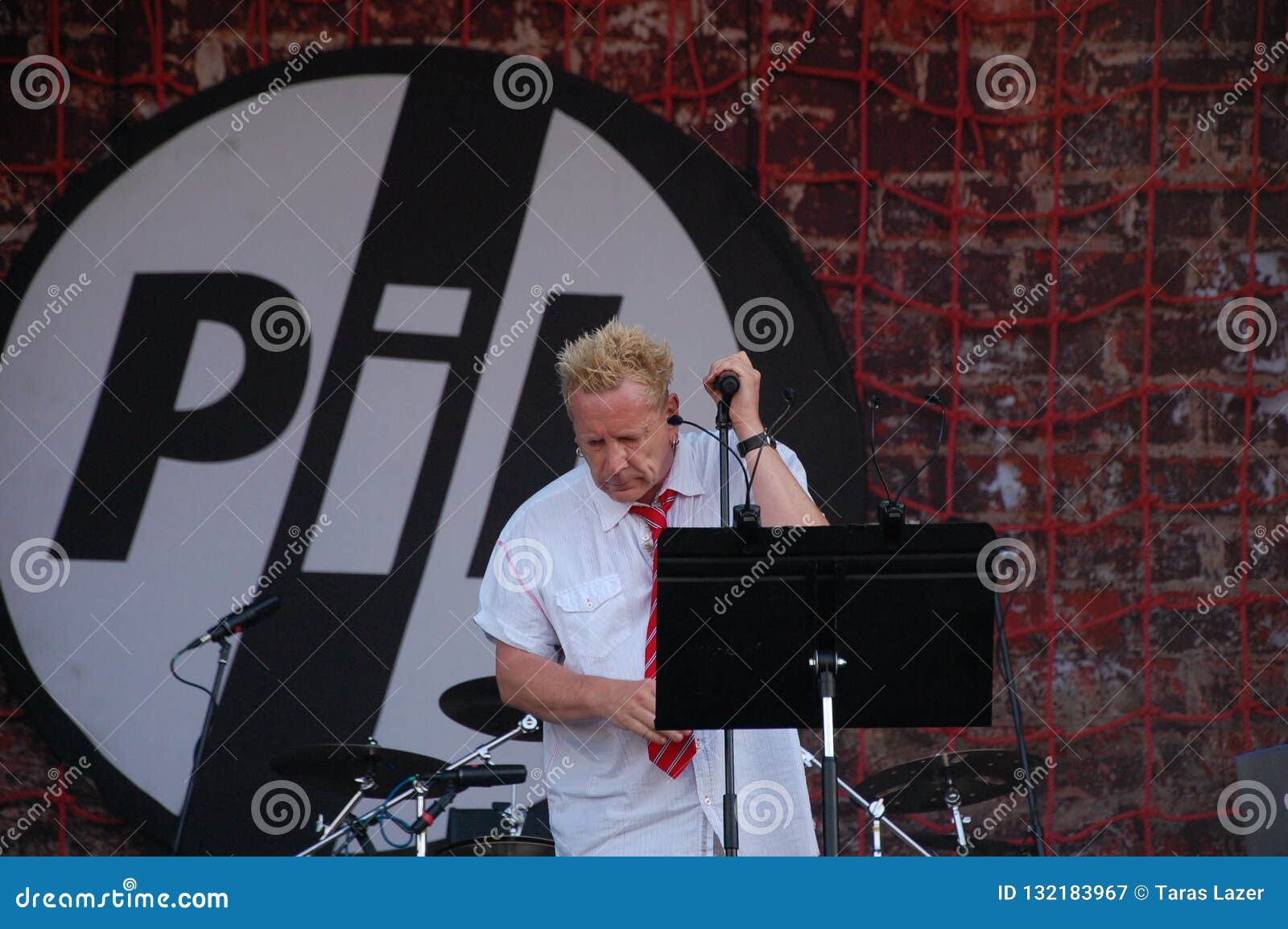 Trencin Slovakia July 9 11 Johnny Rotten Performing Live With Public Image Limited Pil Ex Sex Pistols At Pohoda Festival Editorial Photography Image Of Concert Anarchy
