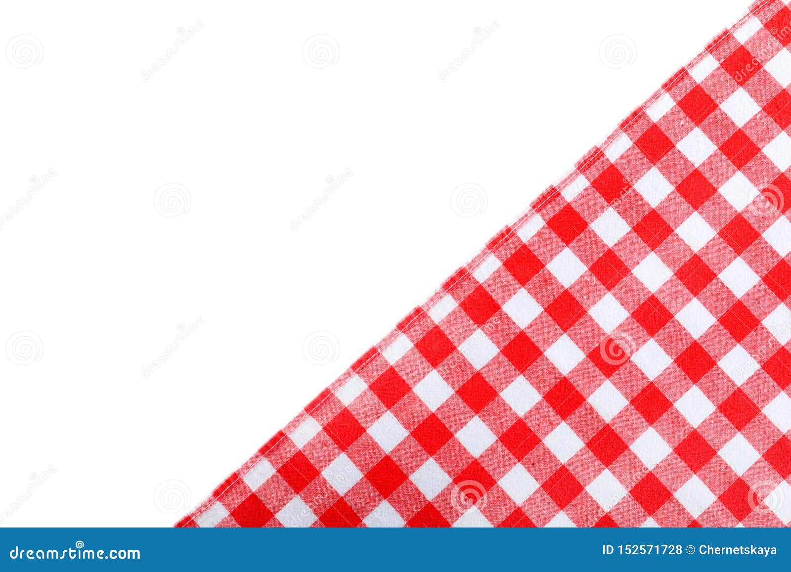 Classic Red Checkered Blanket Isolated on White Stock Photo Image of festive, checkered 152571728