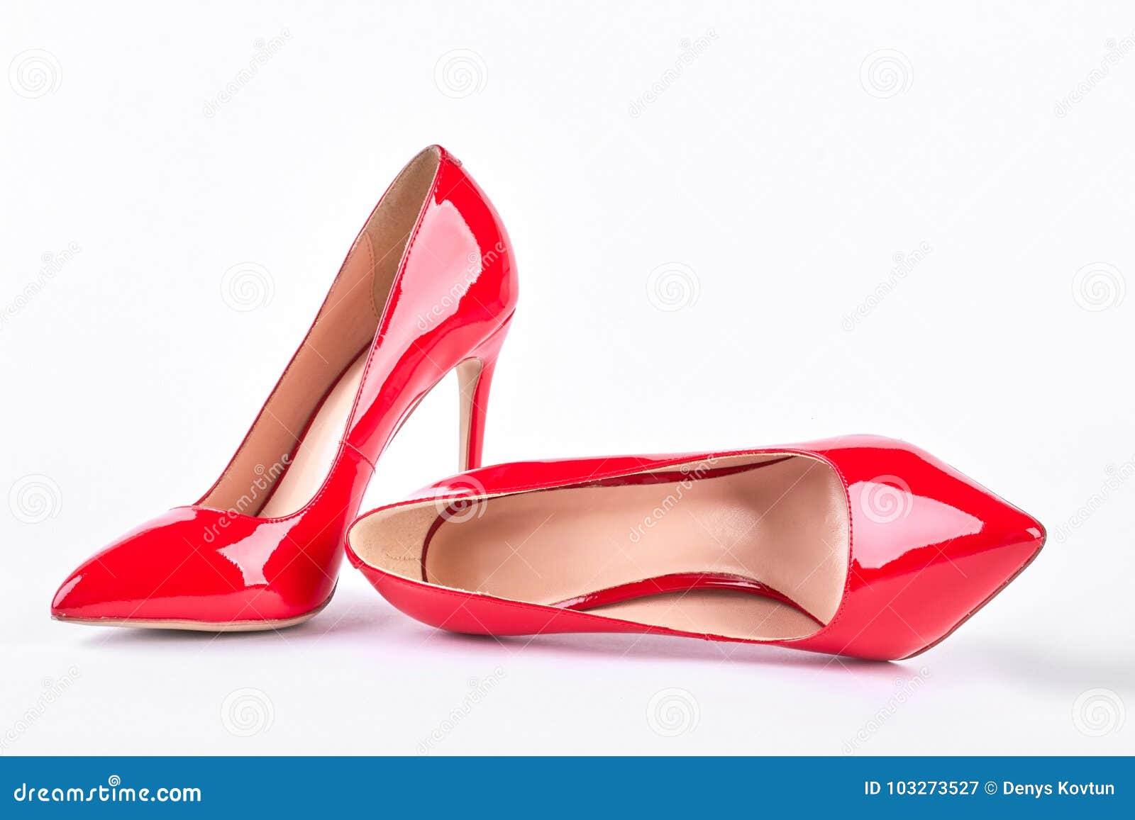 Realistic woman high heel shoes classic female Vector Image