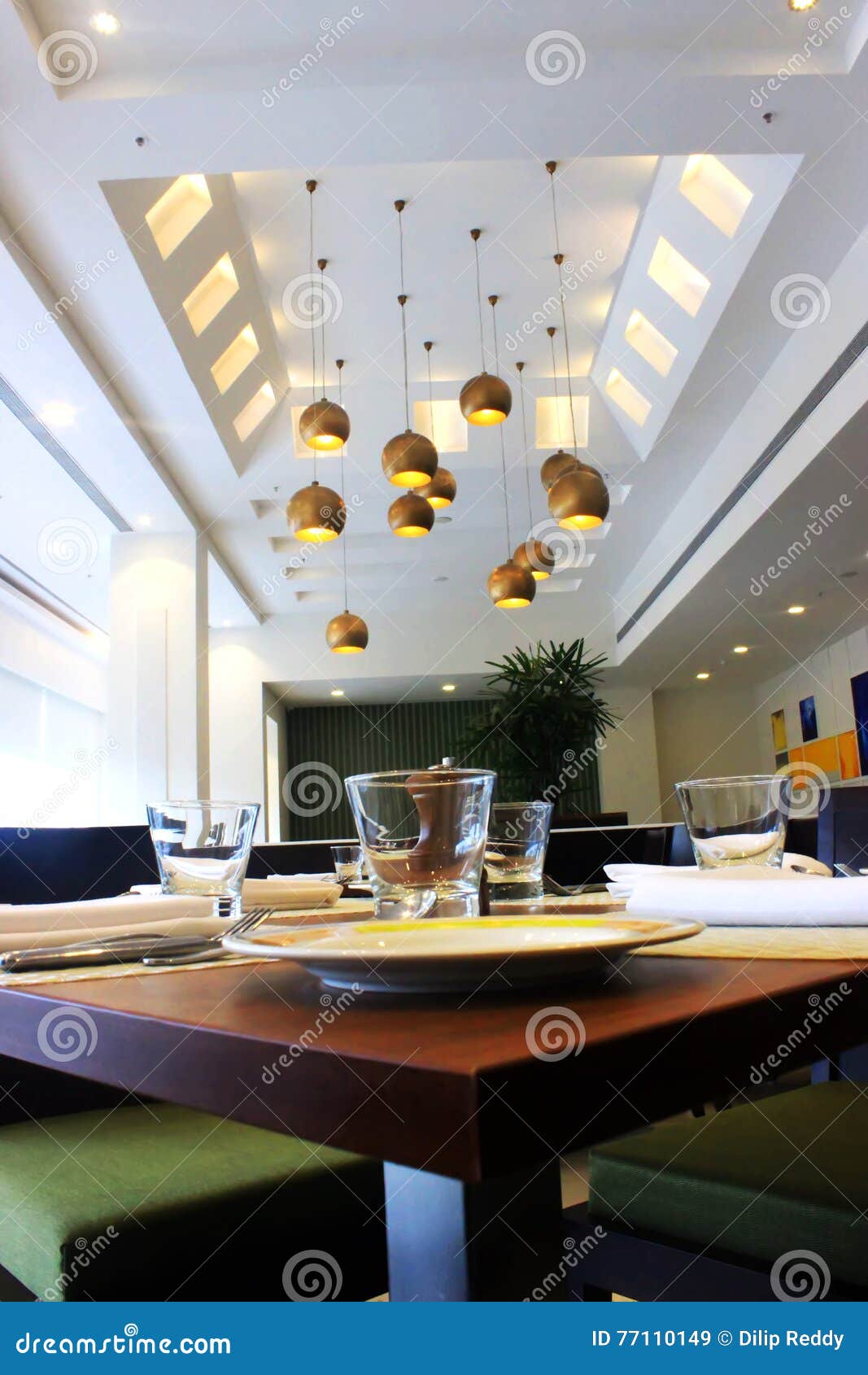 Classic Restaurant Stock Image Image Of Highlight Flooring