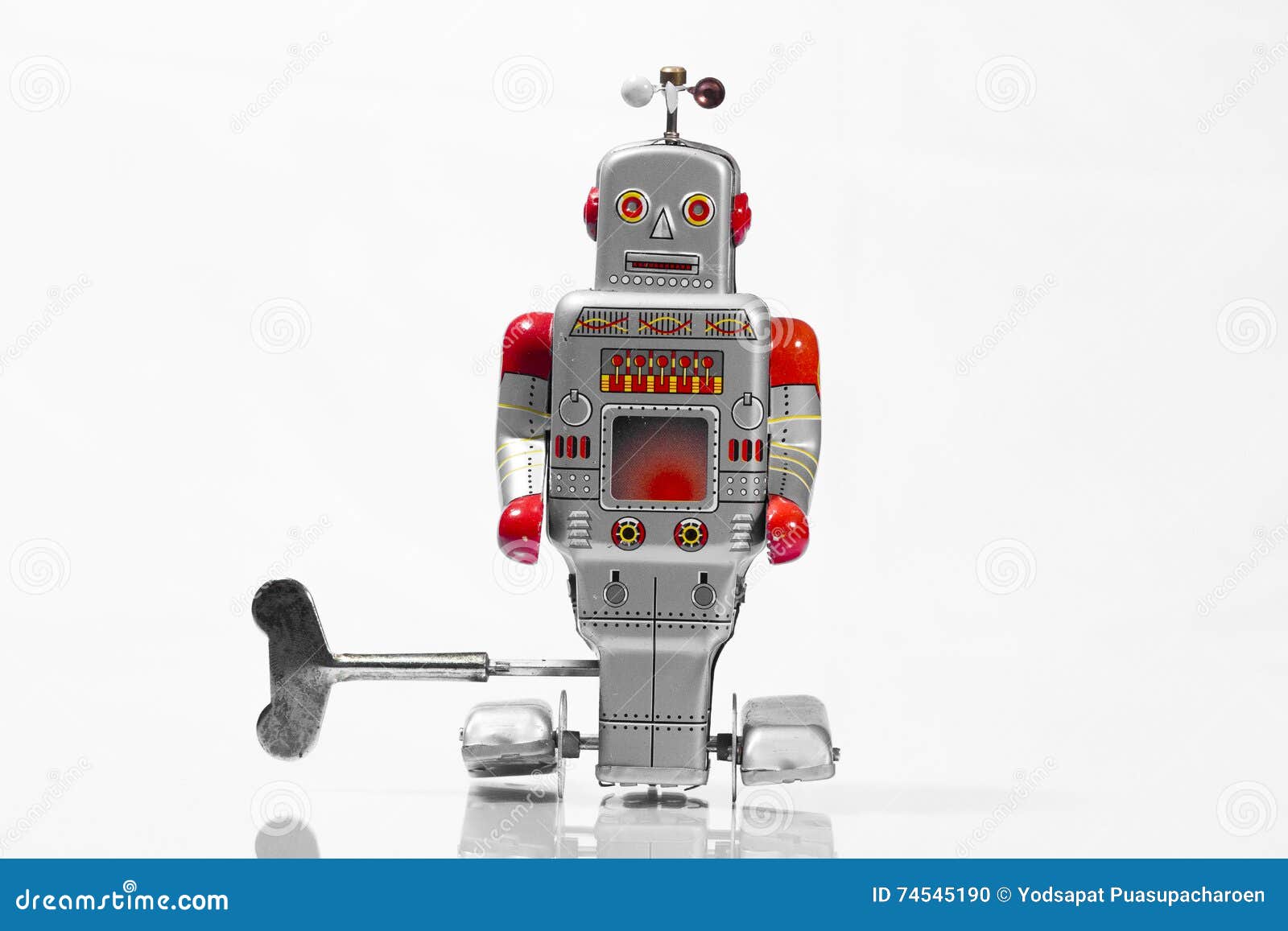 Classic robot toys stock photo. Image of retro, robots 74545190