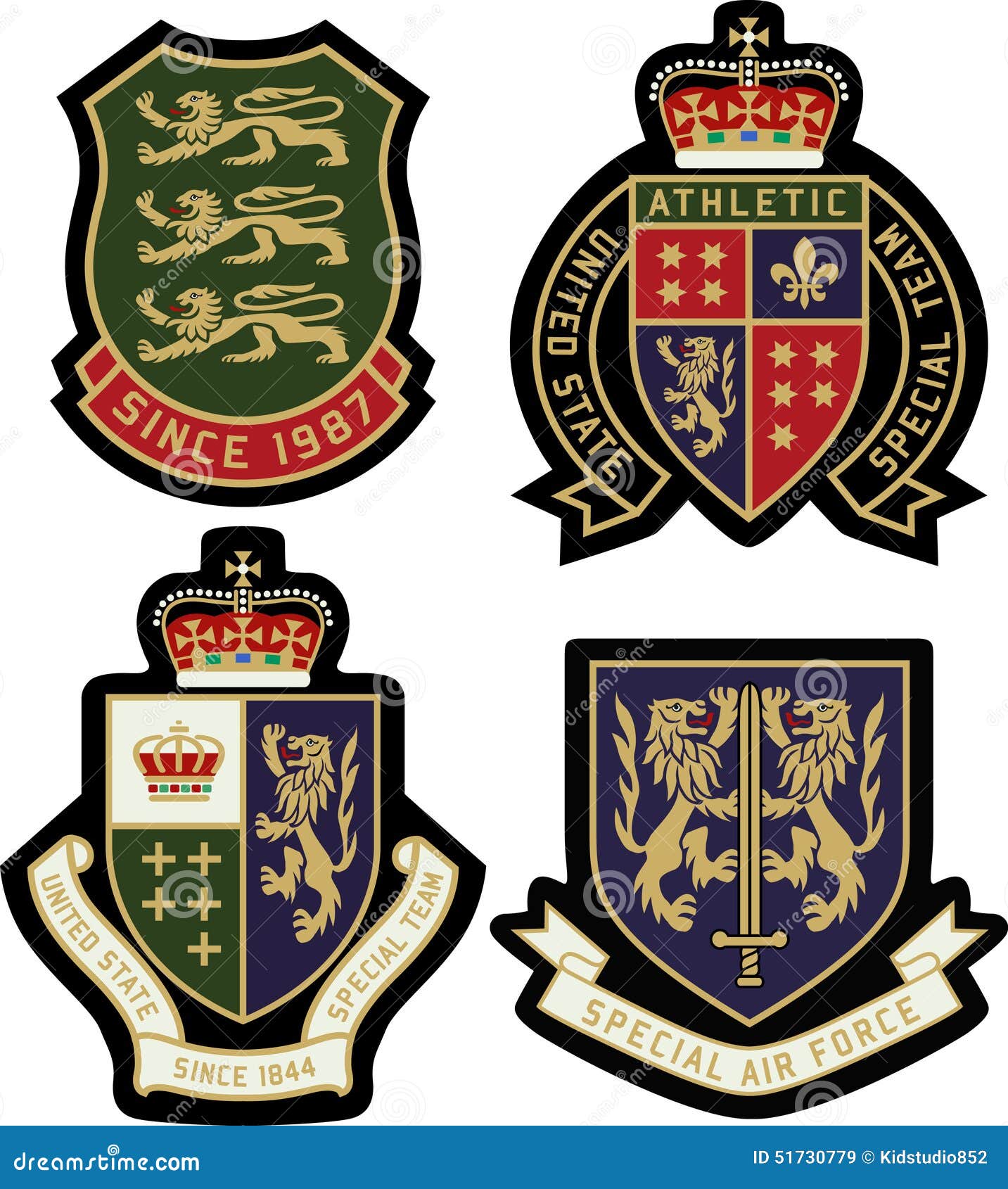 classic royal emblem badge
