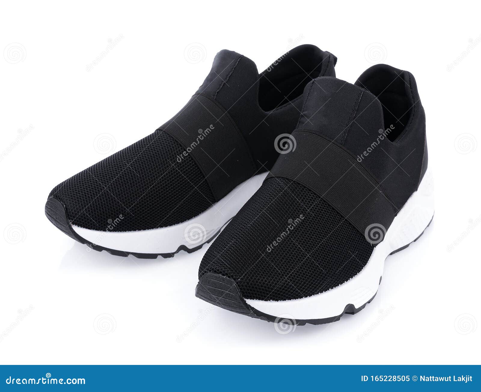 Classic Sneakers Isolated on White Background Stock Image - Image of ...