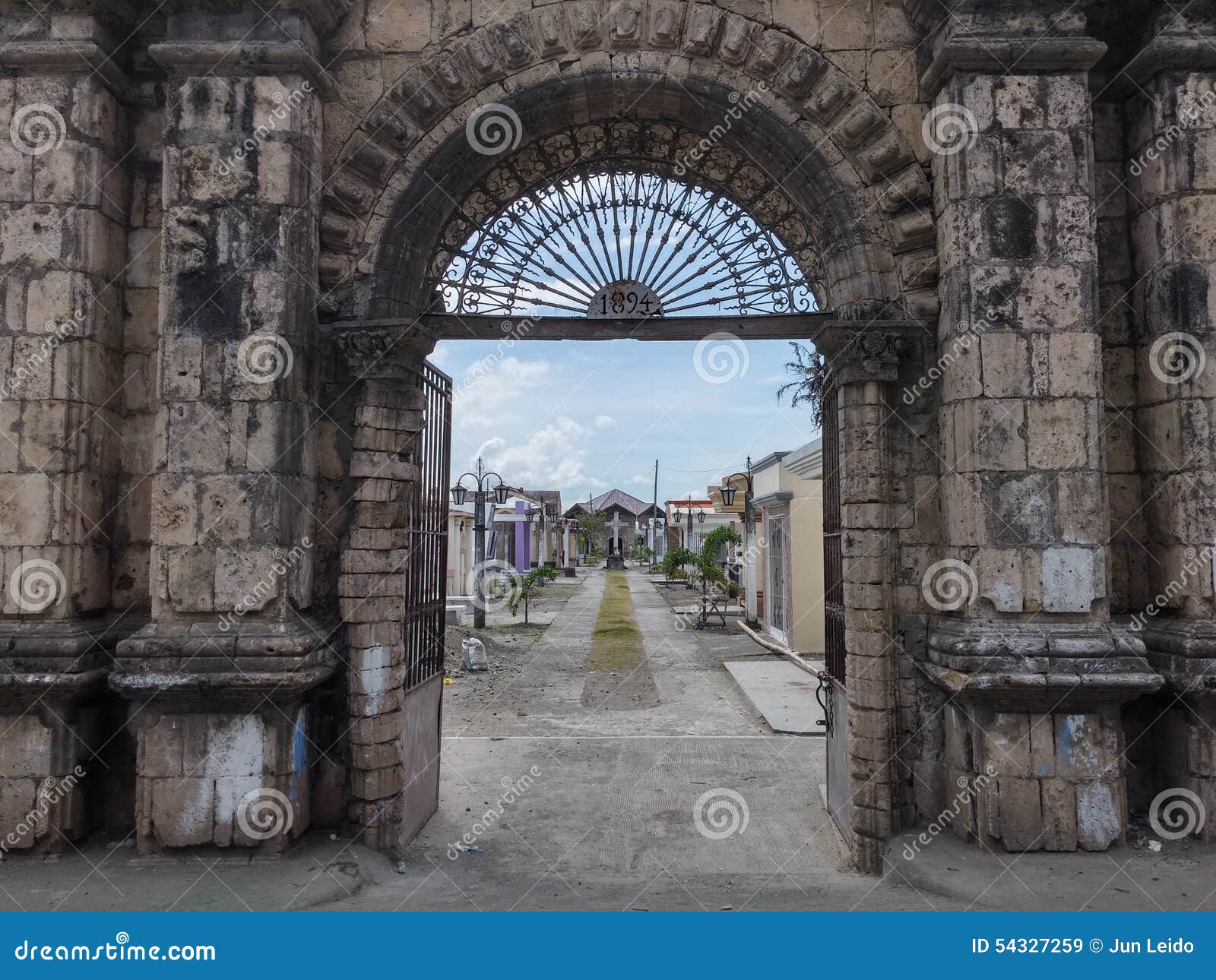 Classic Spanish Cemetery stock image. Image of spanish 54327259