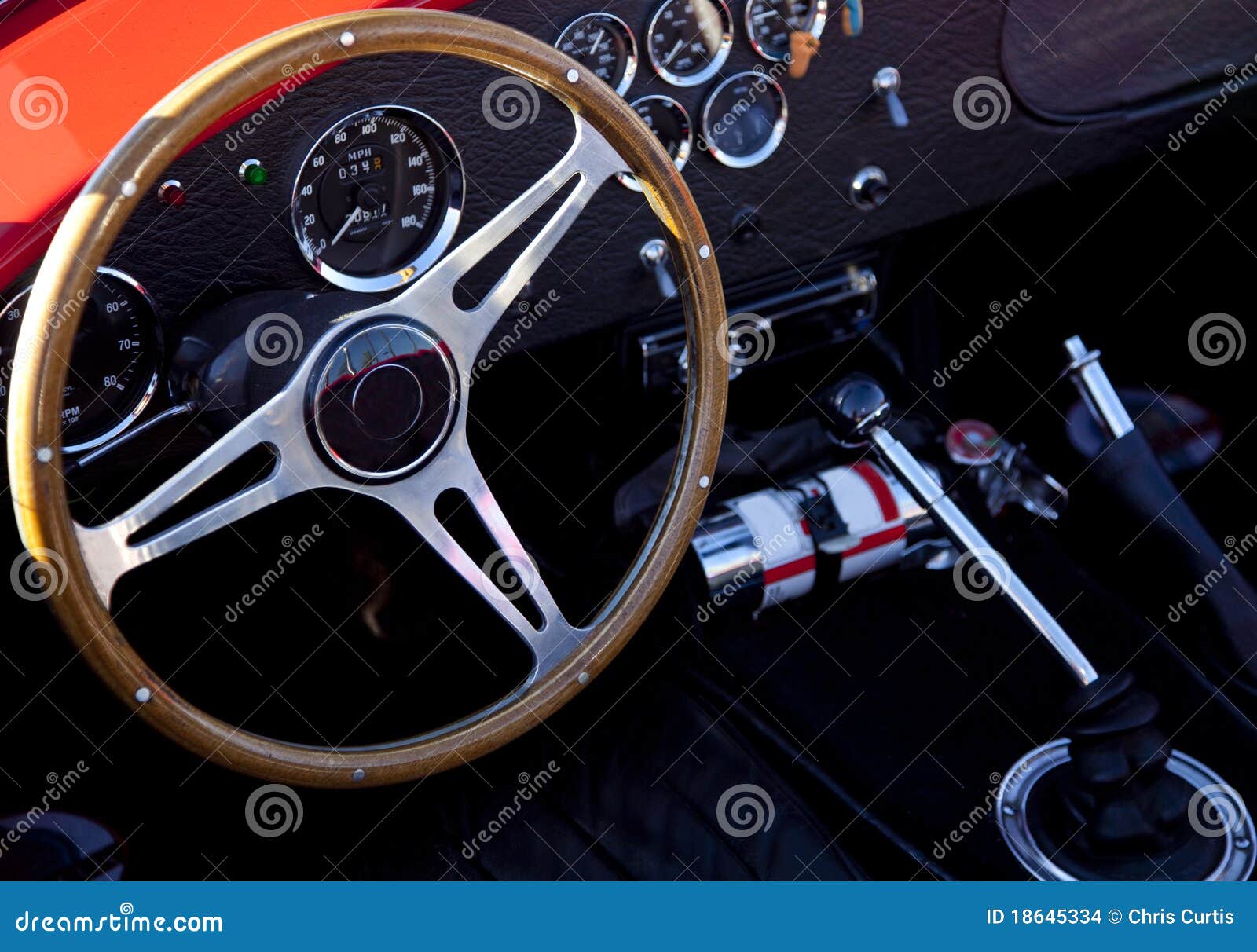 Classic Sports Car Interior Stock Photo Image of classic, automobile