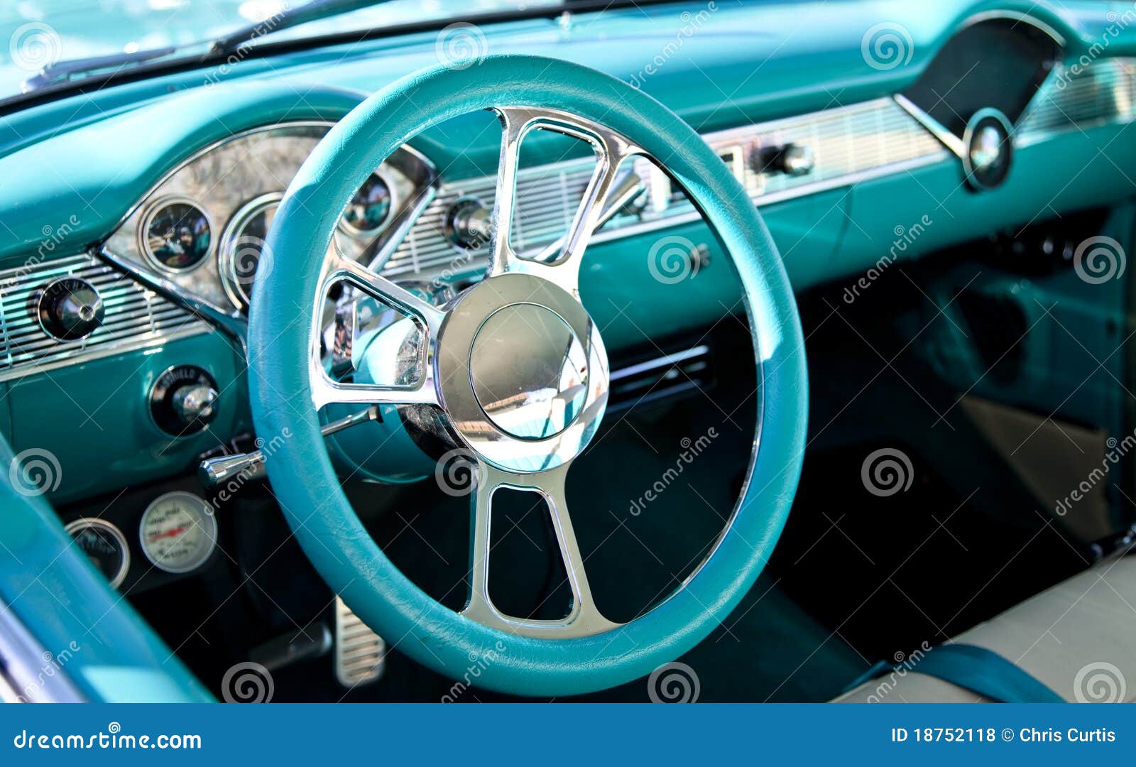 Classic Sports Car Interior Stock Photo Image of luxury, retro 18752118