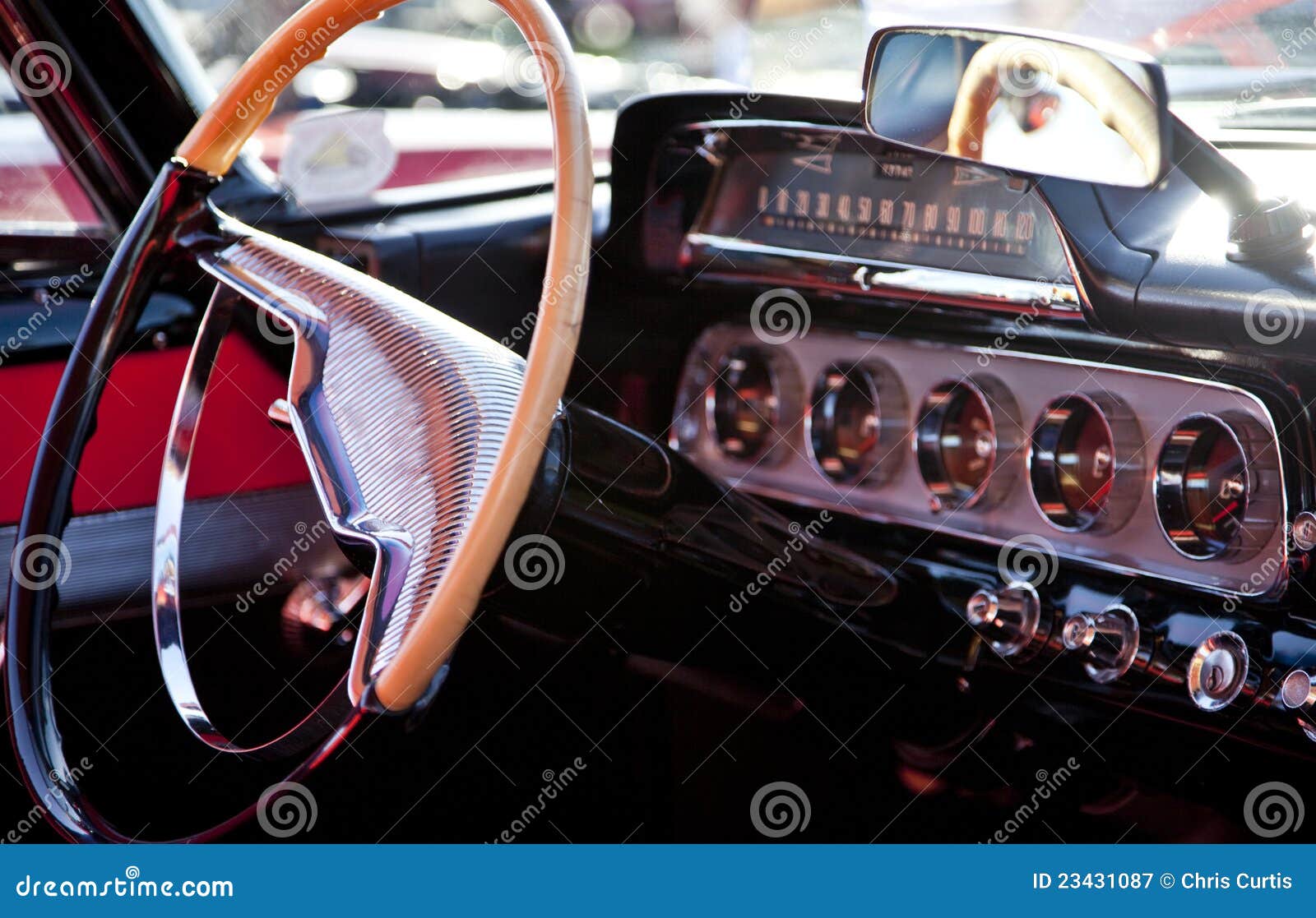 Classic Sports Car Interior Stock Image Image of front, shift 23431087