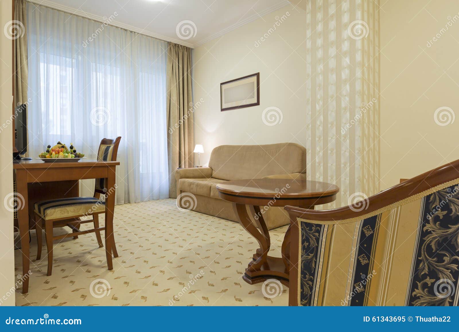 Classic Styled Living Room Interior Stock Image - Image of business
