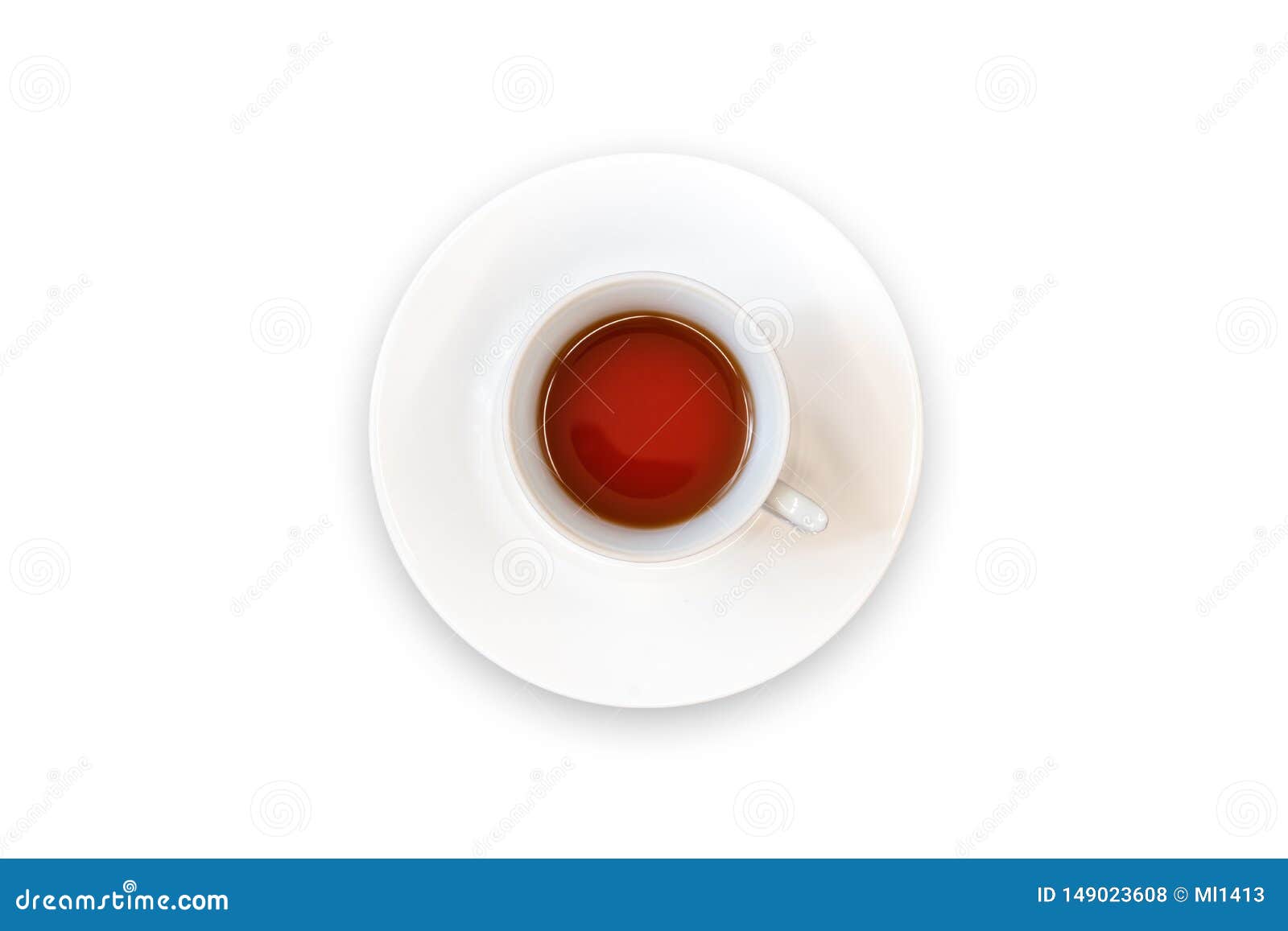 Classic Tea White Cup Top View Stock Photo Image of wallpaper, teacup