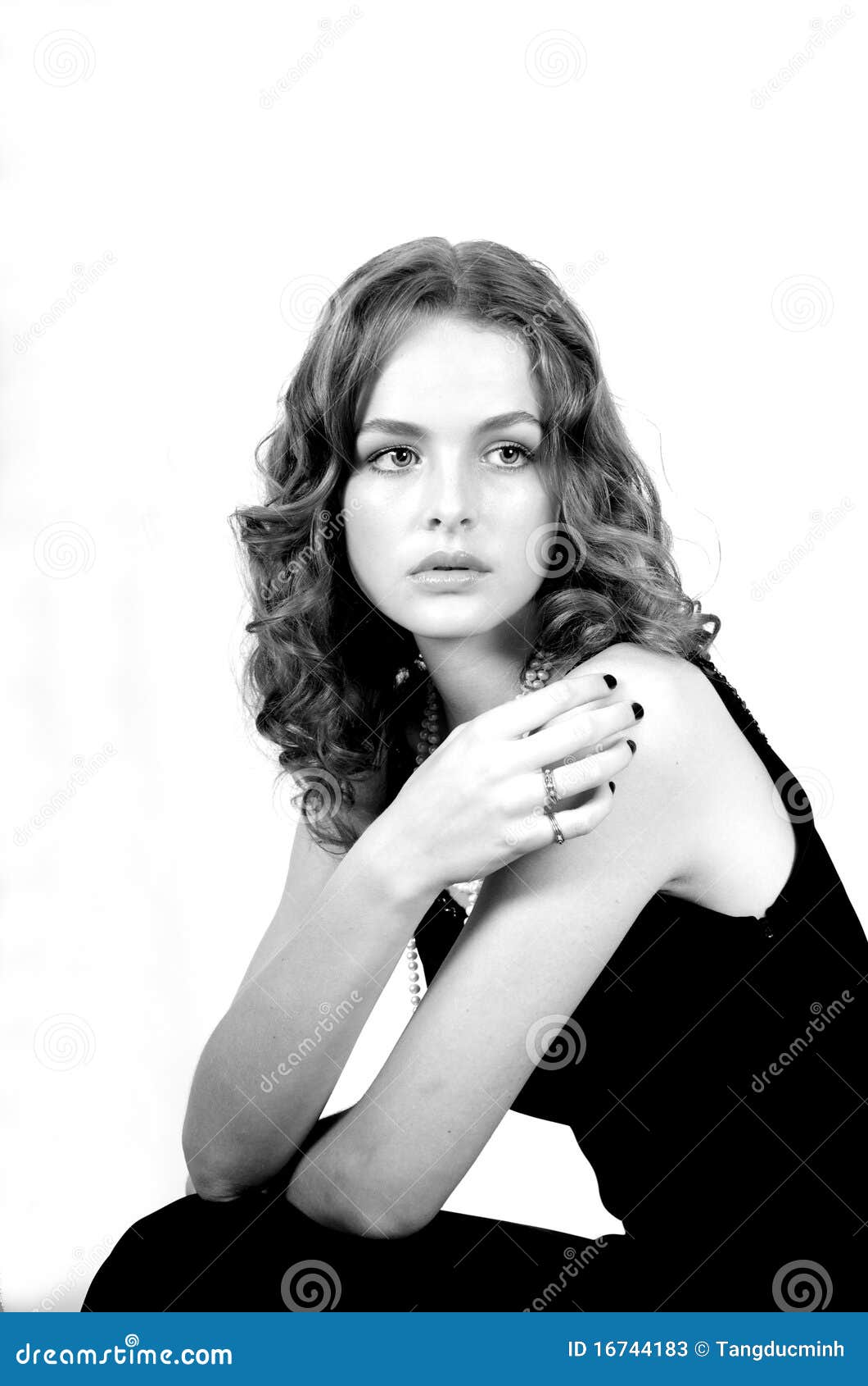 Classic Teenager Model stock image. Image of brunette - 16744183, image size:1060x1690