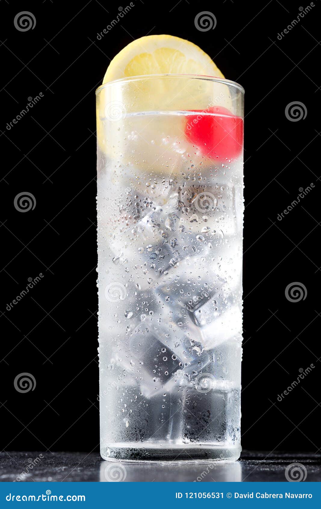 Classic Tom Collins Cocktail Stock Image Image of isolated