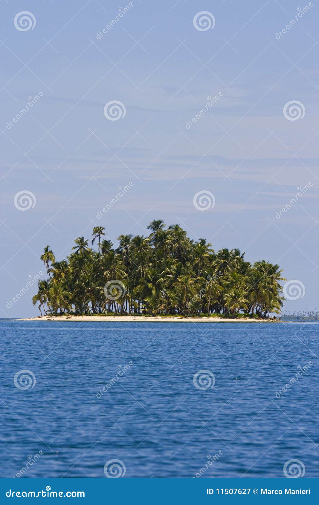 classic tropical island, san blas, panama