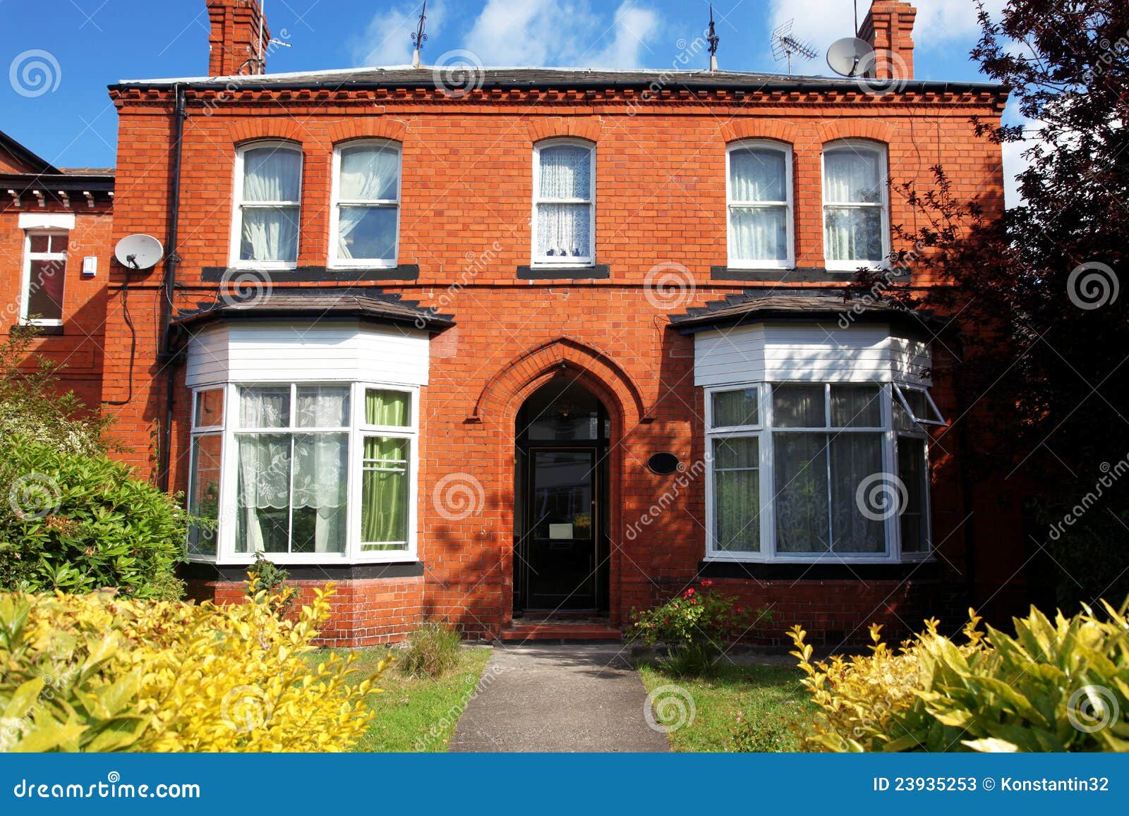 Classic Victorian Home In Chester, Eng Stock Photography