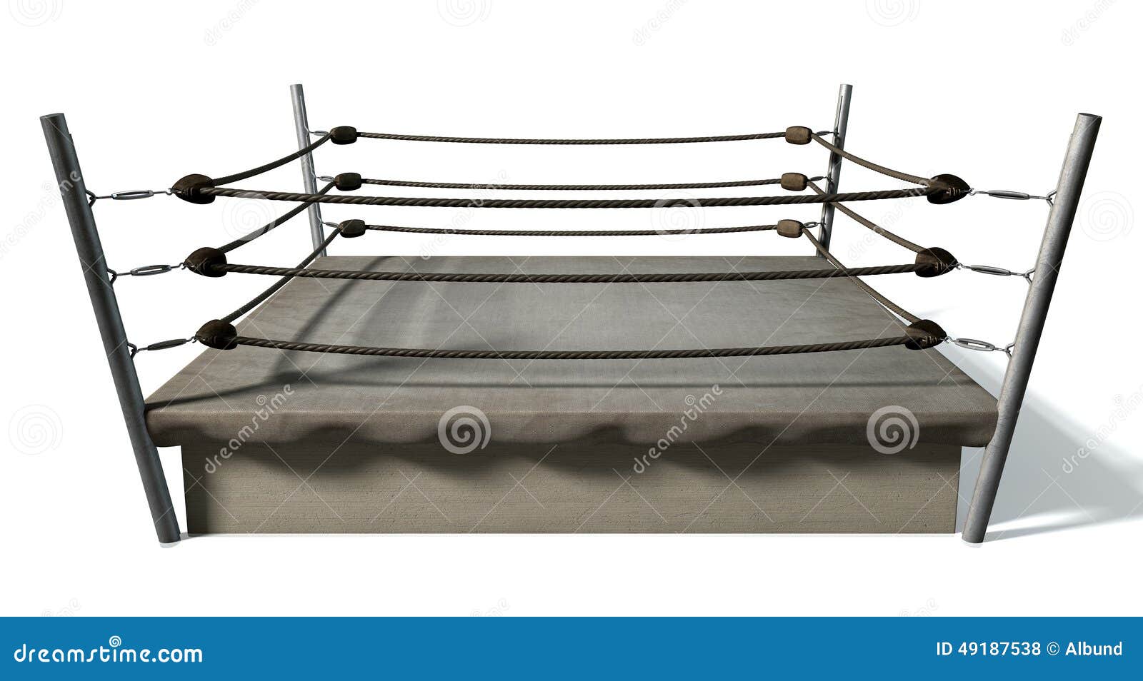 Classic Vintage Boxing Ring Stock Illustration Illustration of view