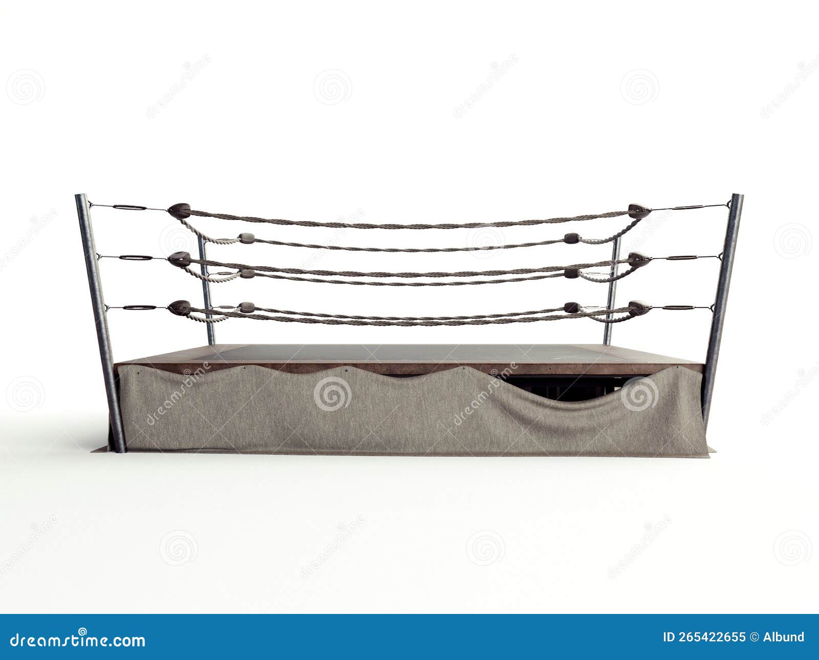 Classic Vintage Boxing Ring Stock Illustration Illustration of fight