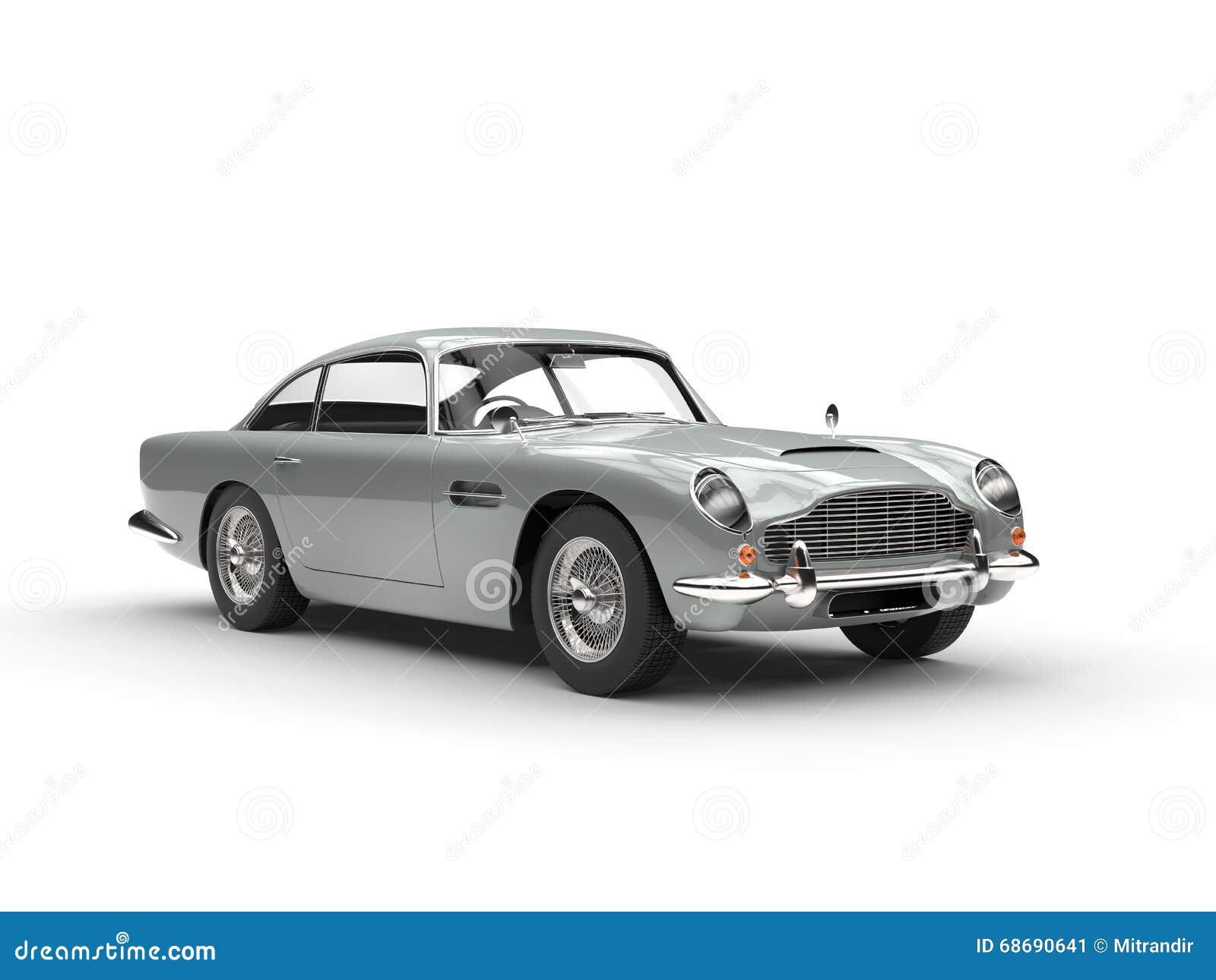 Classic vintage car stock illustration. Illustration of styled - 68690641