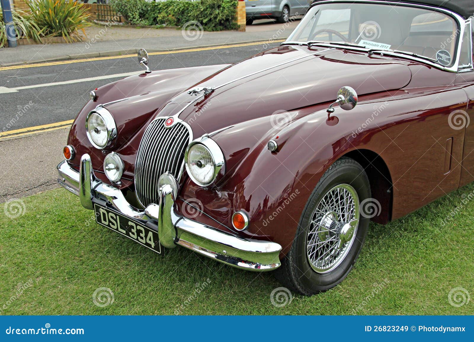 Classic Vintage Jaguar Xk150 Convertible Editorial Stock Image Image