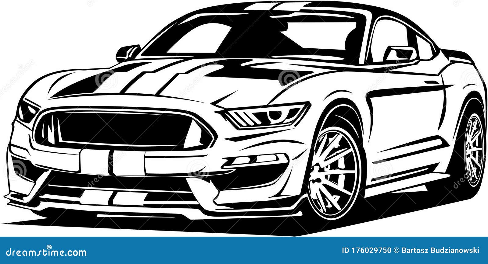 Ford Mustang 2013 Vector File | lupon.gov.ph