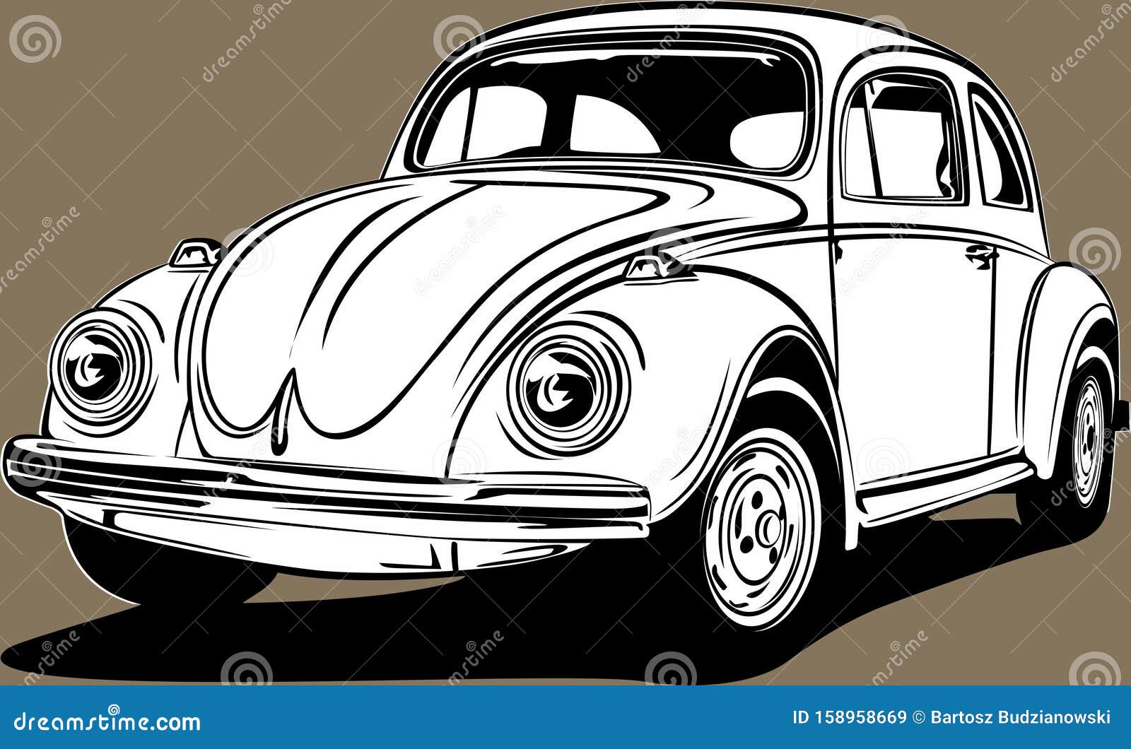 classic vintage retro car image vw bug