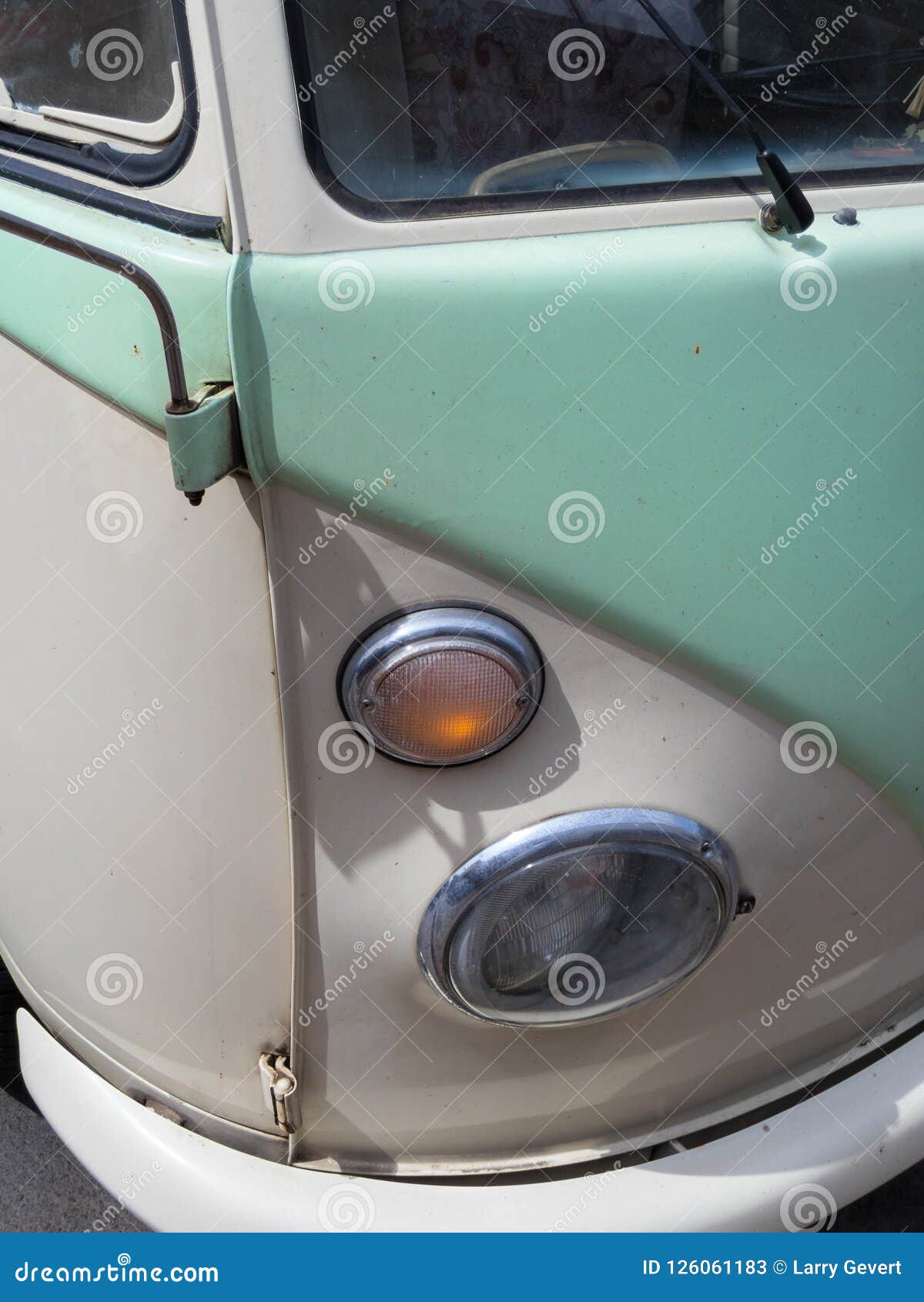 Classic Volkswagen Bus stock image. Image of historical