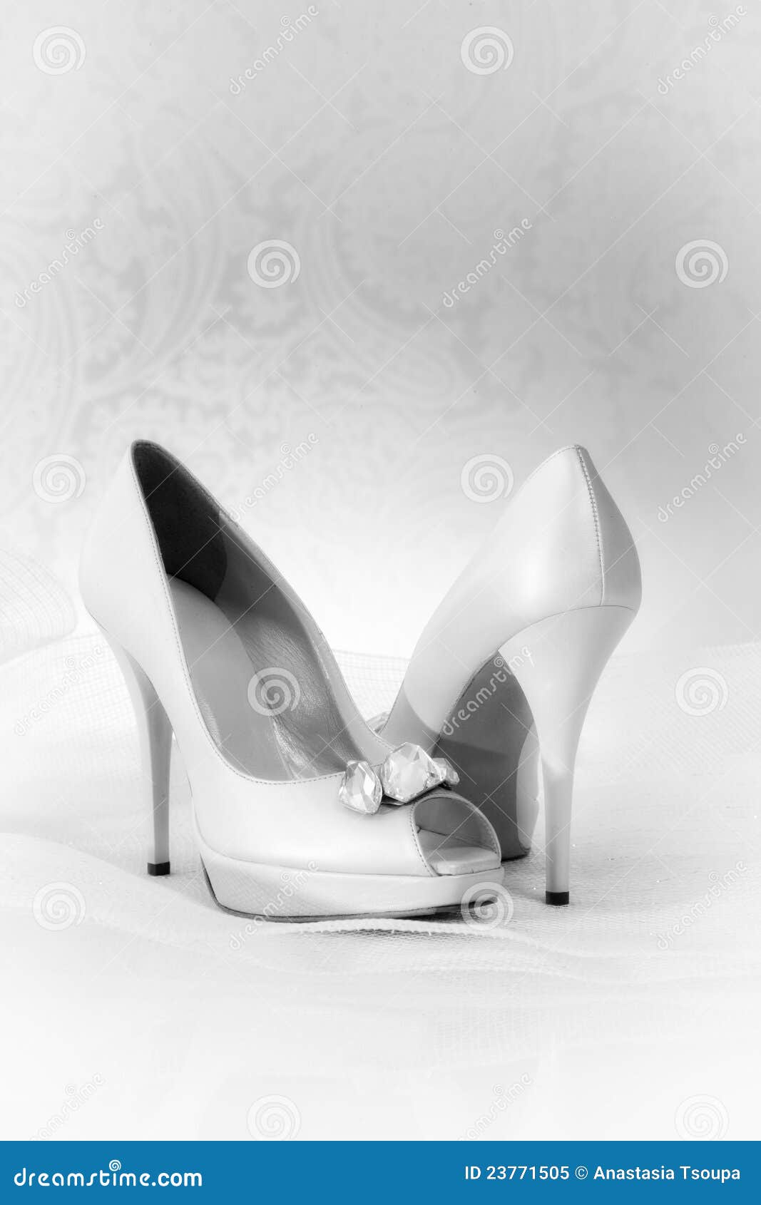 Classic white heels stock image. Image of accessories 23771505