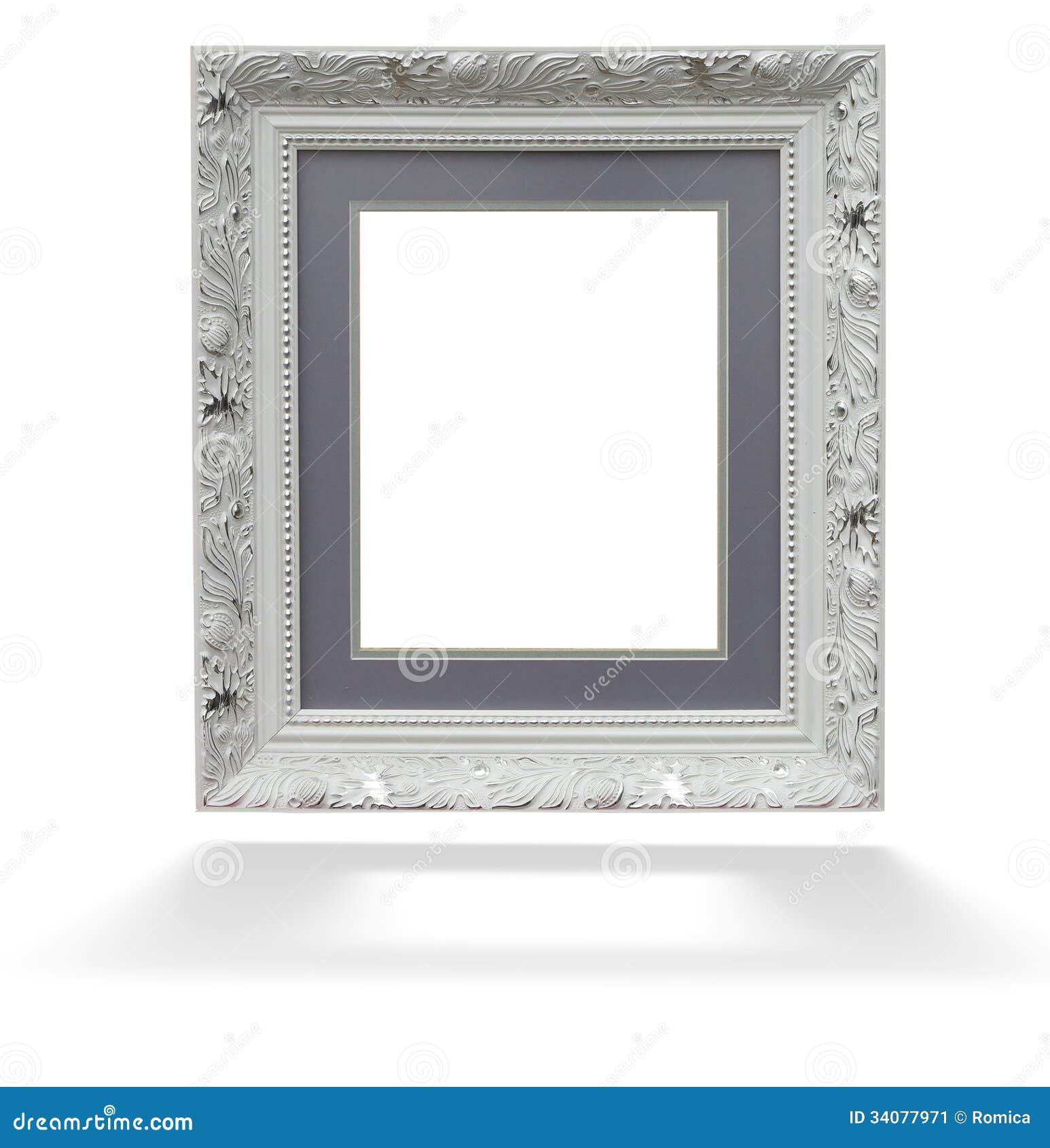 Classic white wooden frame stock image. Image of modern 34077971