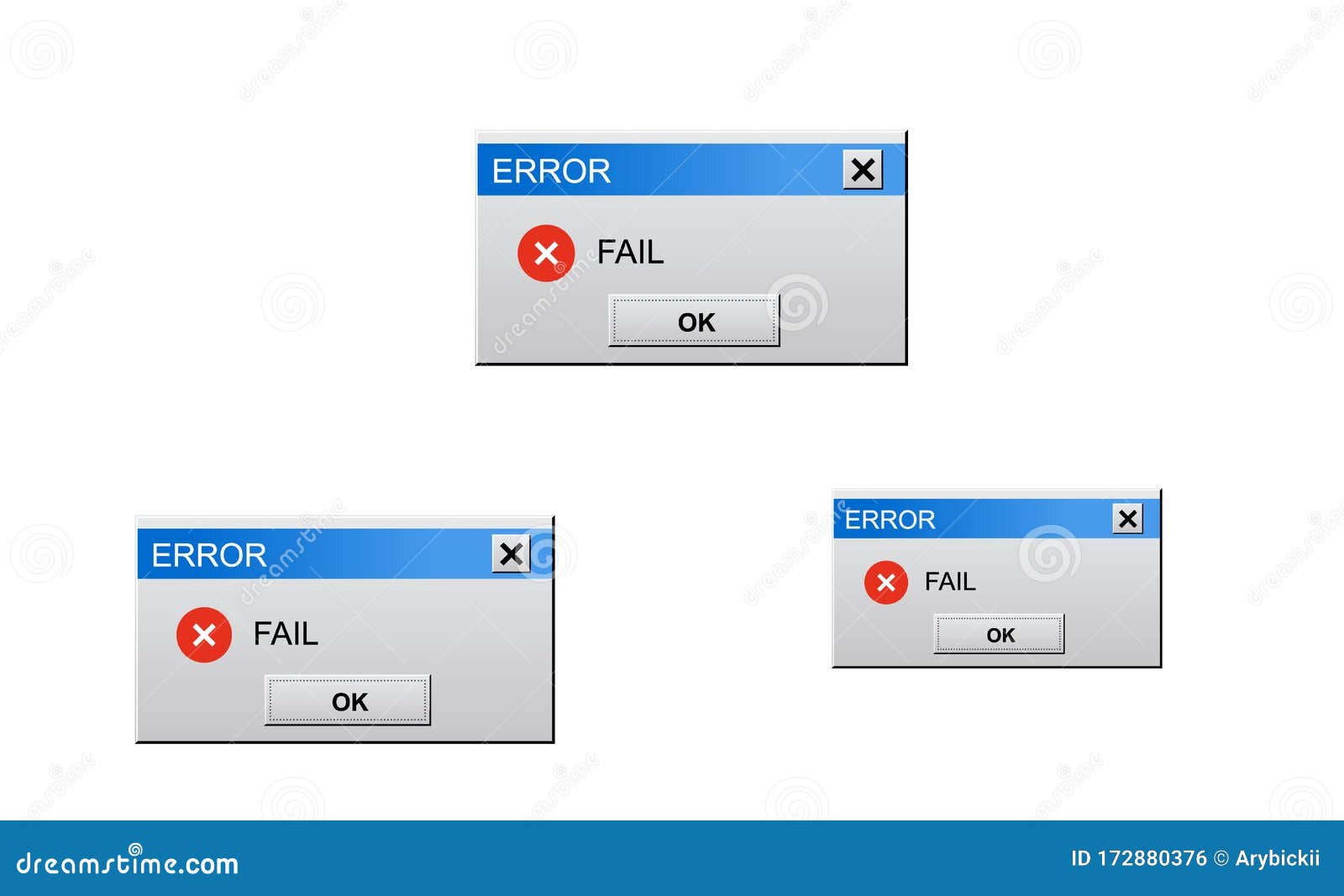 Error dialog