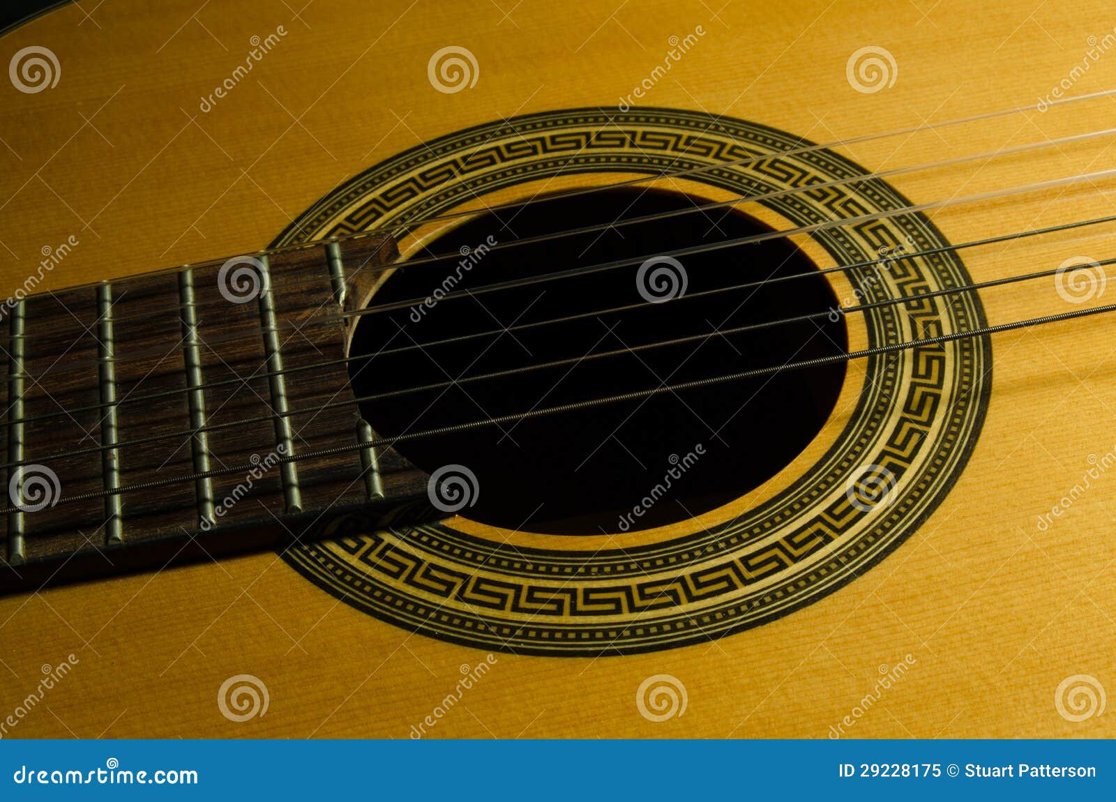Classical acoustic guitar stock image. Image of country 29228175
