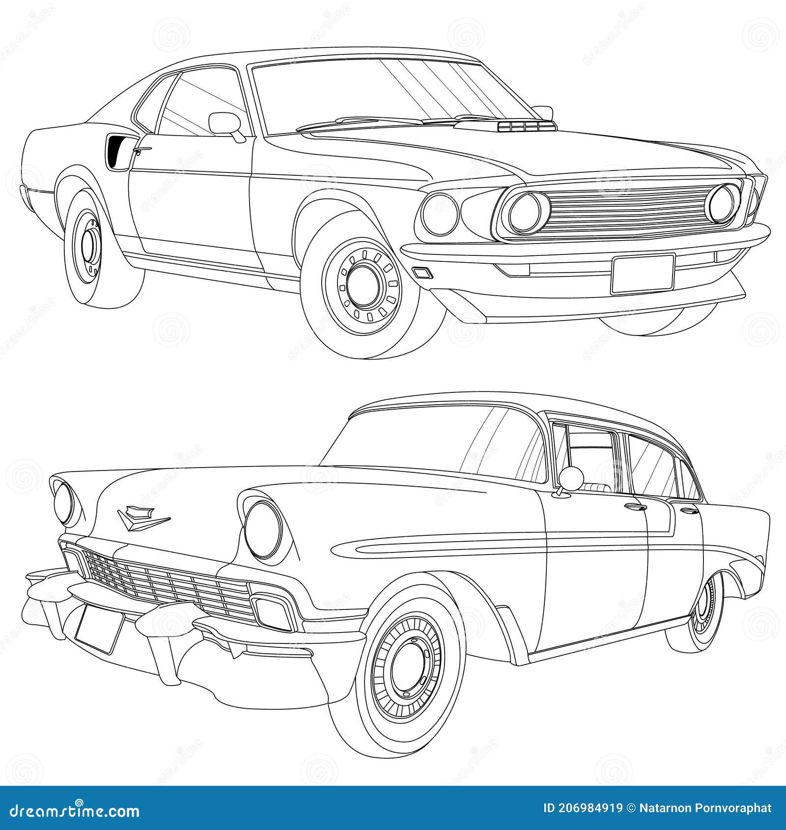 How to draw a car - Ford Mustang - Step by step - YouTube