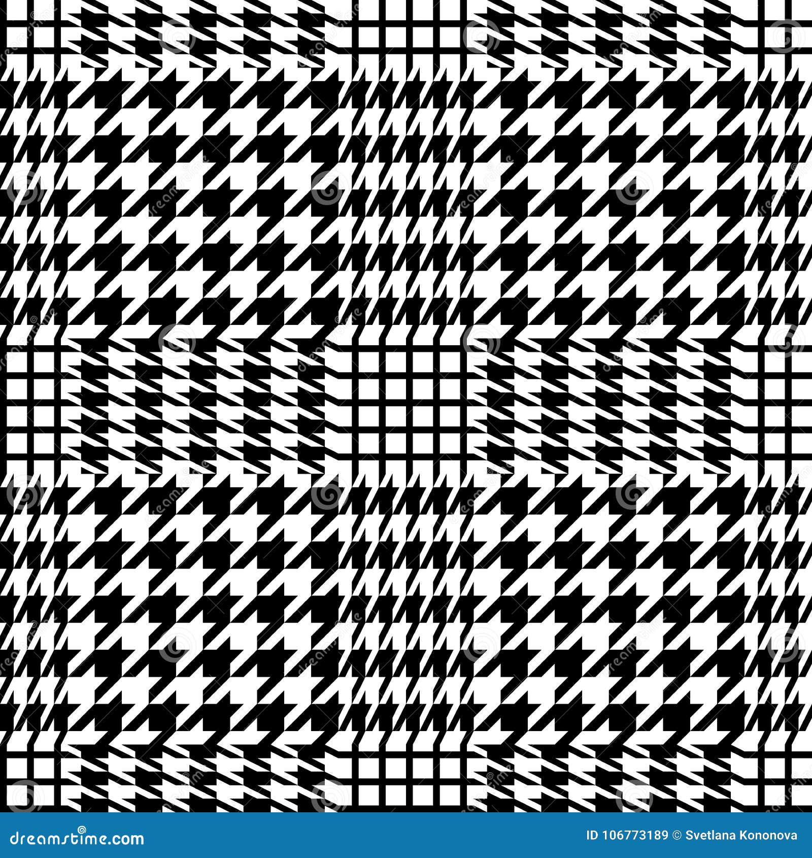 Classical Checkered Pattern for Plaids, Suits and Shirts. Stock Vector