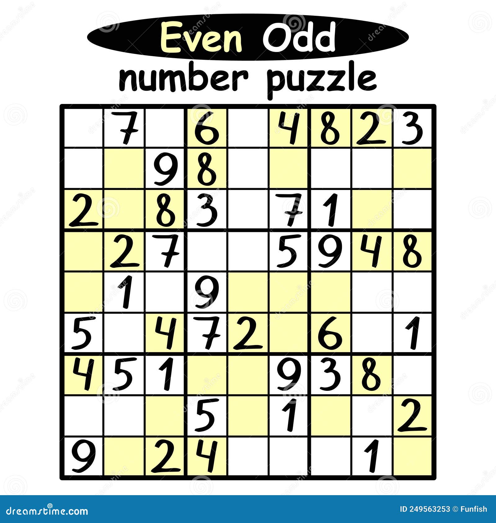 Even-Odd Sudoku - Fácil 